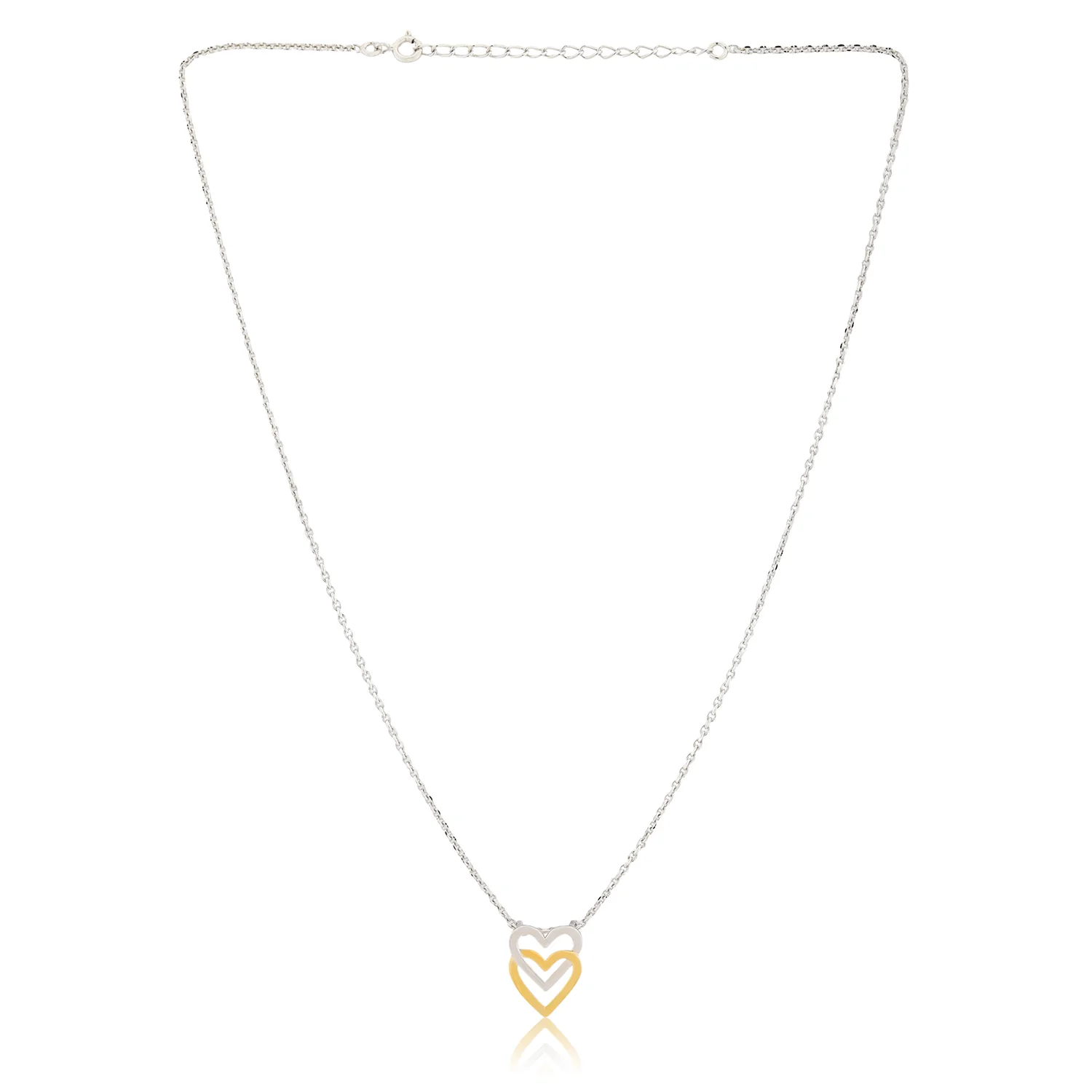 Valentine's Day Two Souls One Heart Sterling Silver Pendant - Image 4
