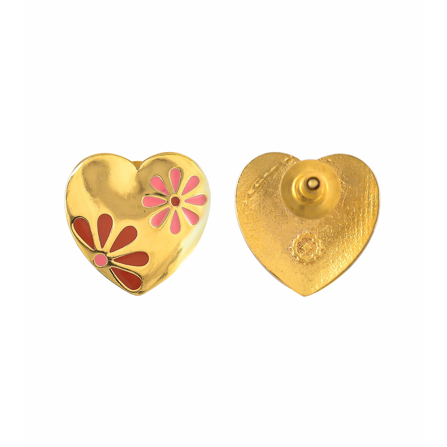 Valentine's Day Blossom Heart Stud - Image 3