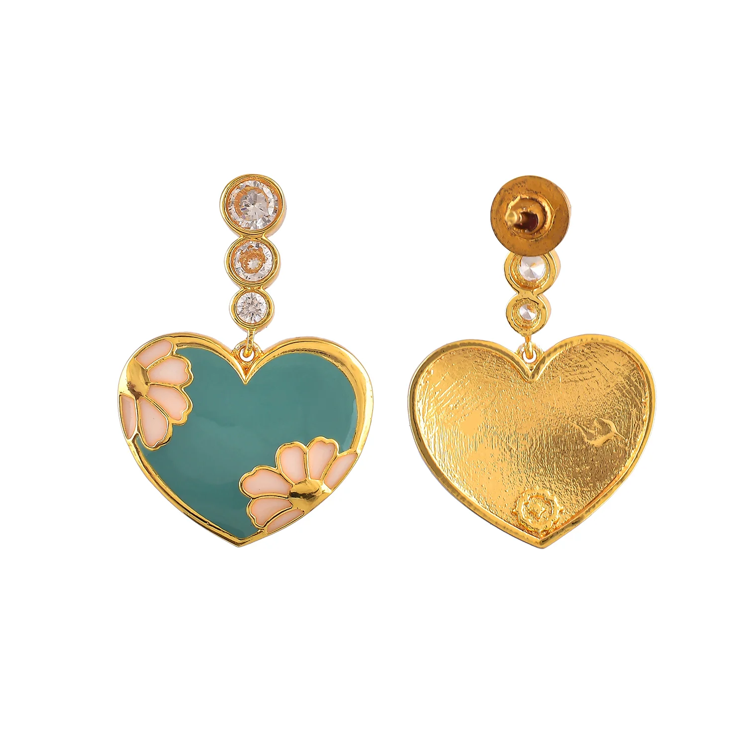 Valentine's Day Camellia Drop Earrings - Image 3