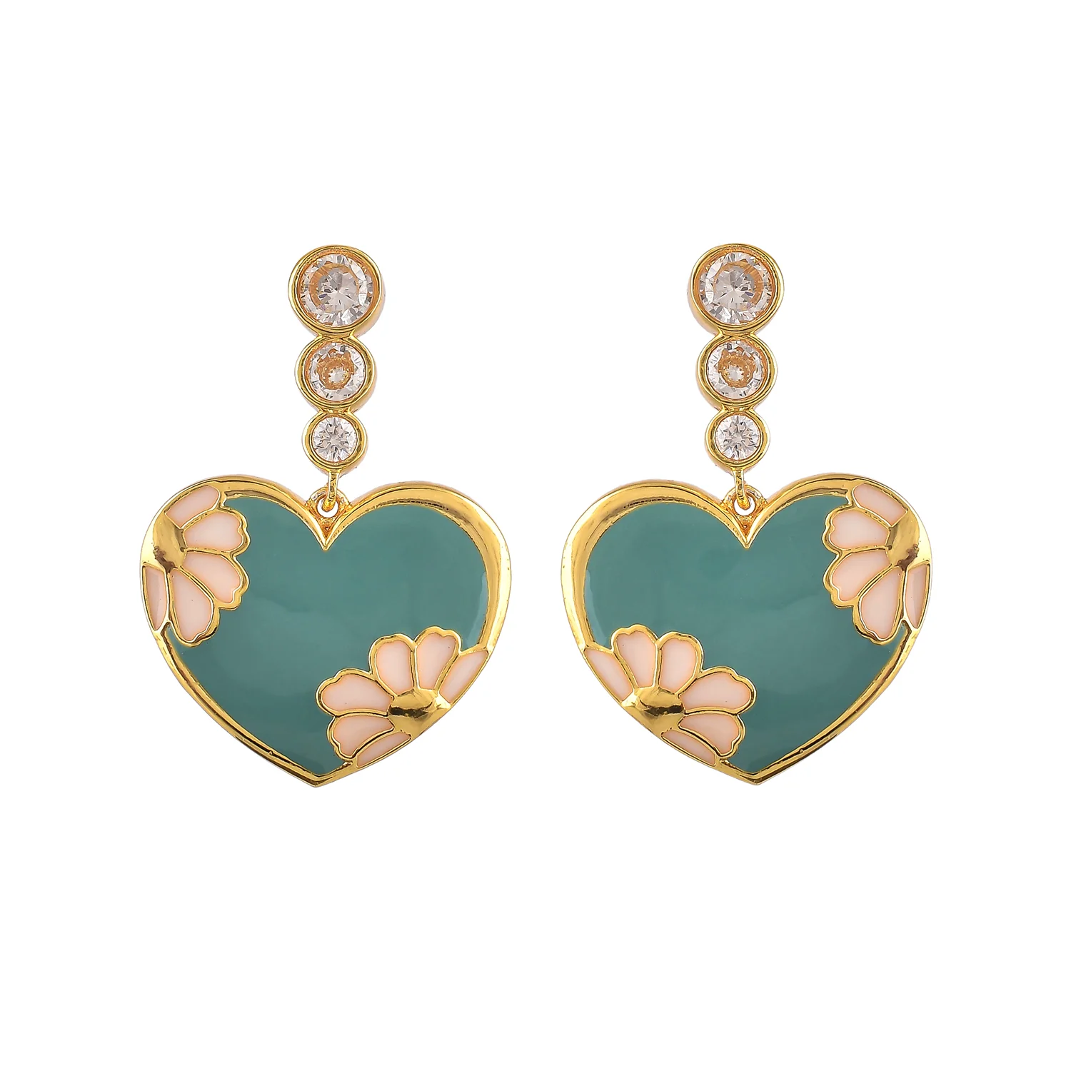 Valentine's Day Camellia Drop Earrings - Image 5