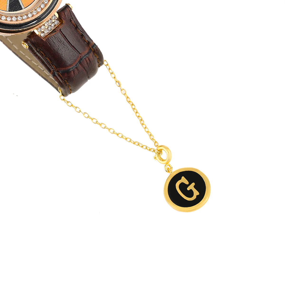 Alphabet G Black Enamel Charm - Image 5