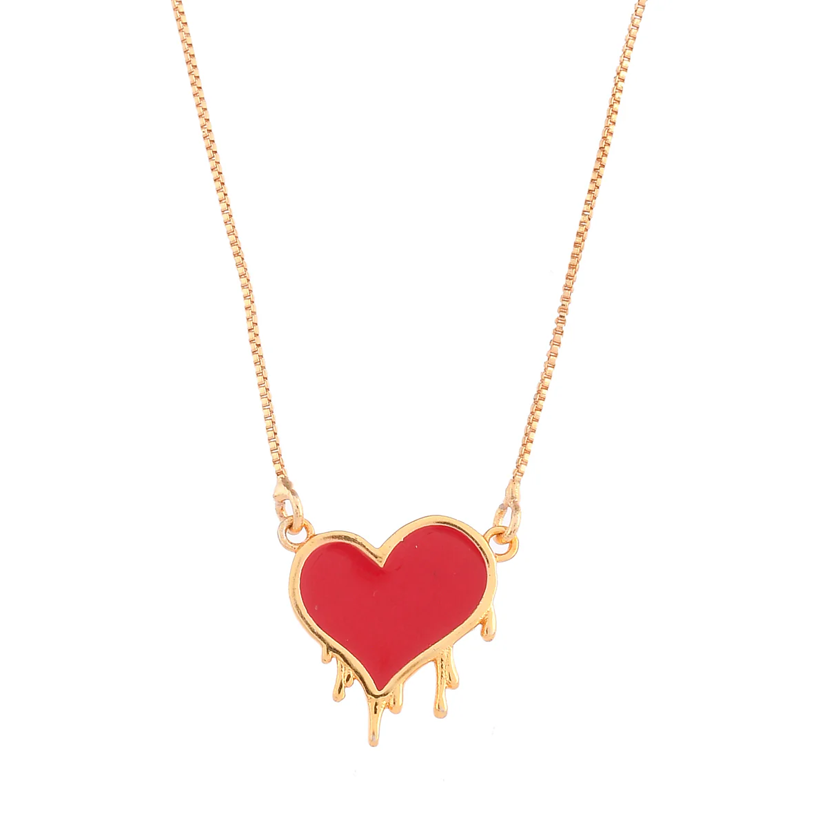 Asymmetrical Hearts Pendant Set - Image 4