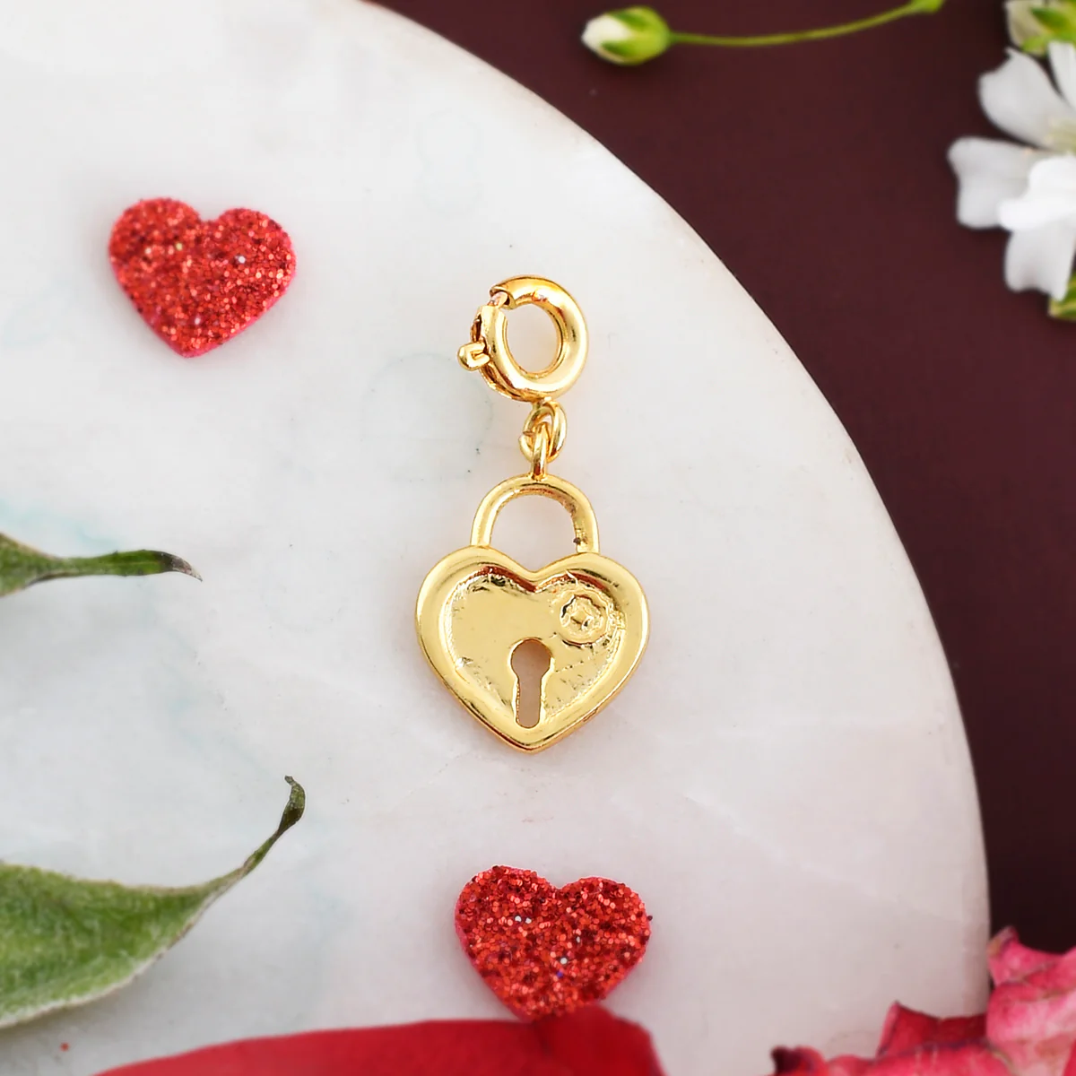 Heart Lock Charm