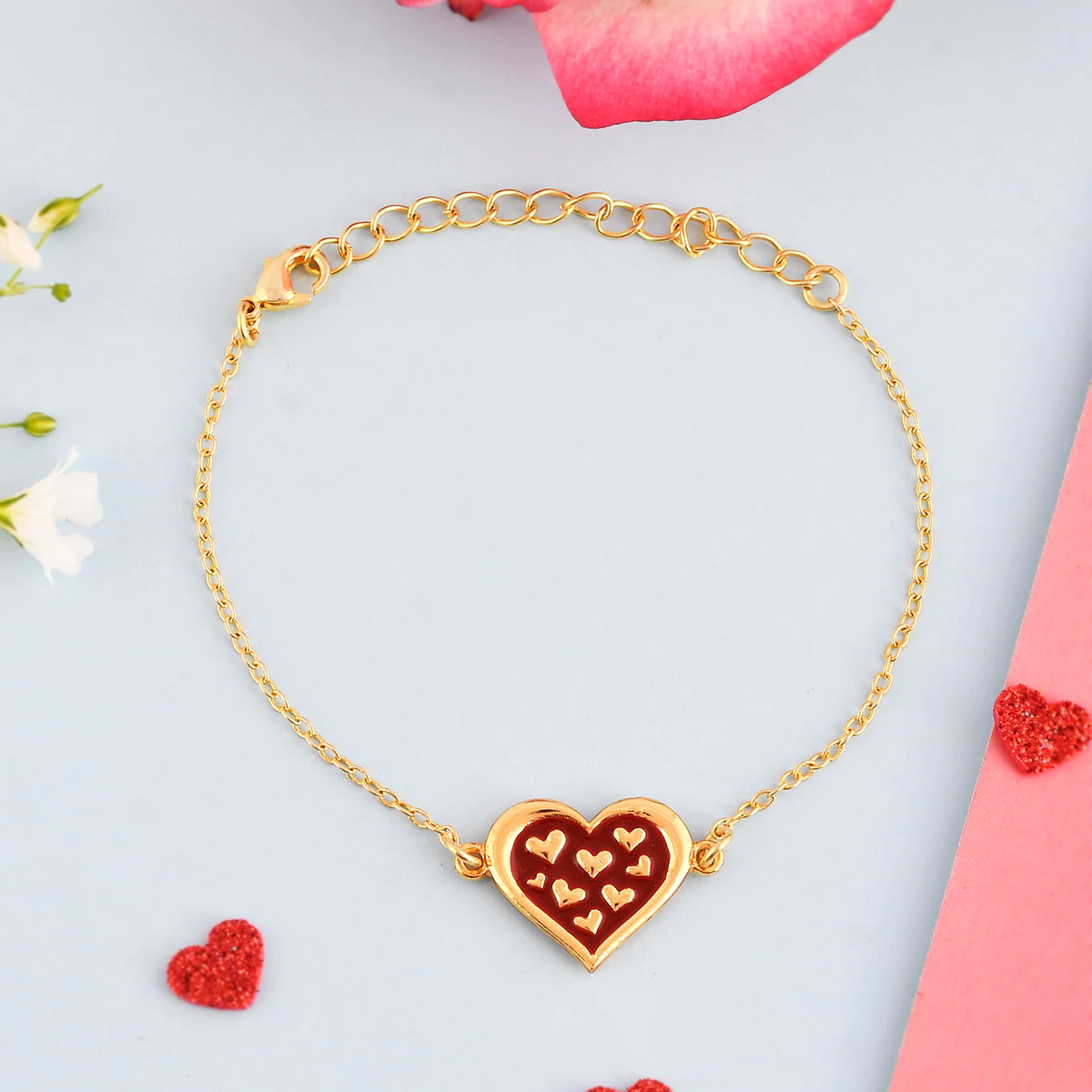 Hearts in Heart Bracelet