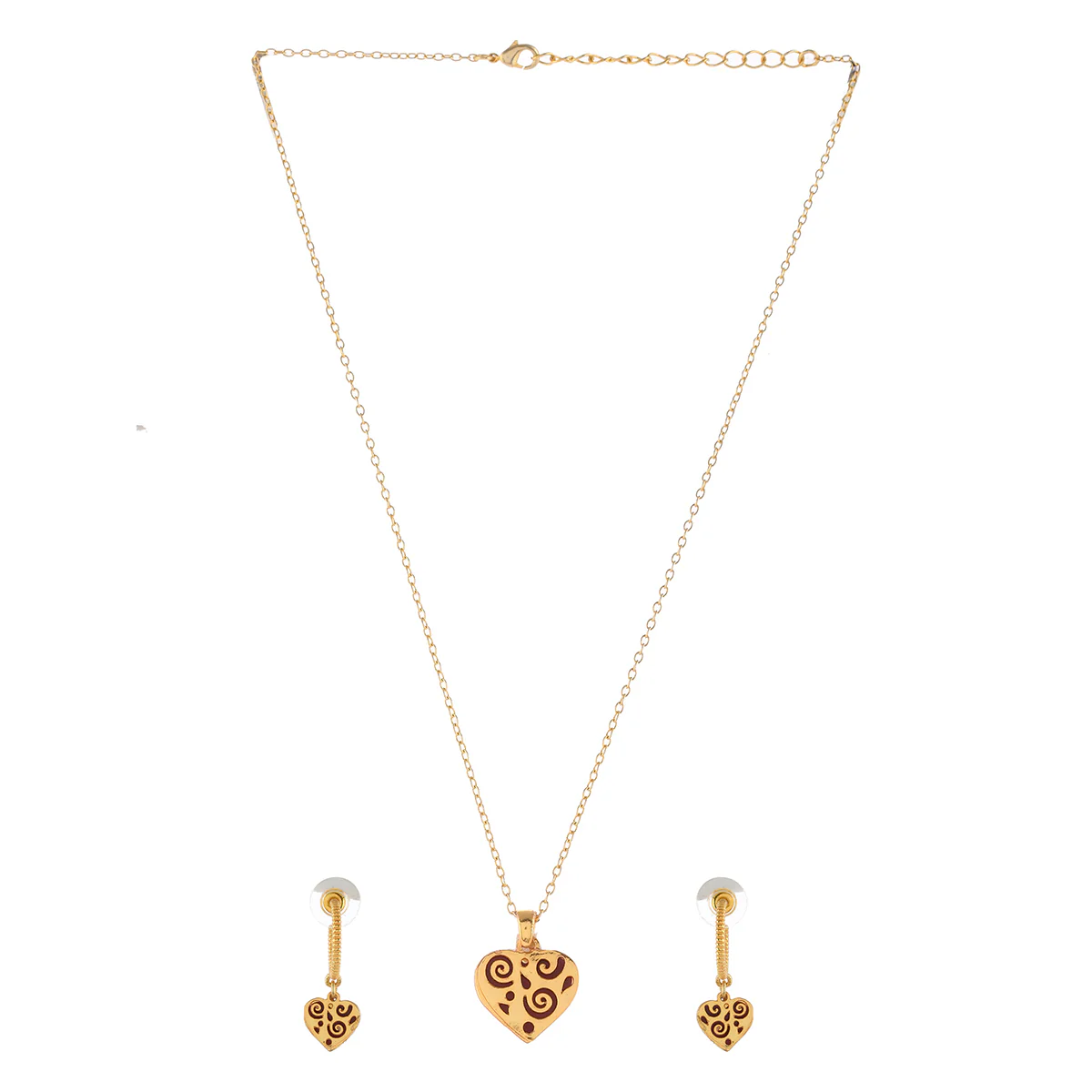 Peek-a-Boo Hearts Pendant Set - Image 3