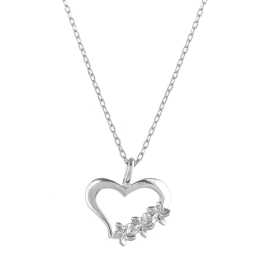 Sterling Silver Star Studded Heart Pendant - Image 4