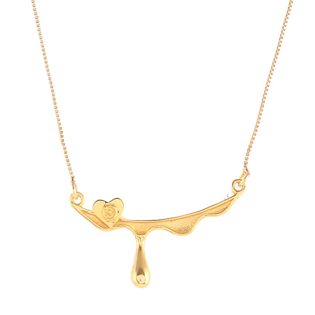 Tiny Red Heart Necklace - Image 5