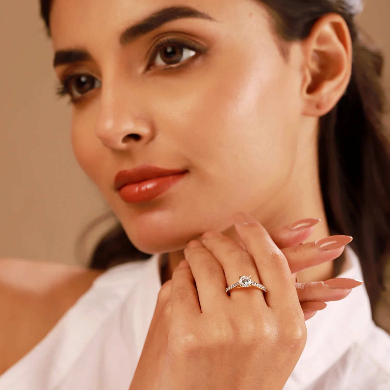 Valentines Day Eternal Sparkle Solitaire Ring - Image 3