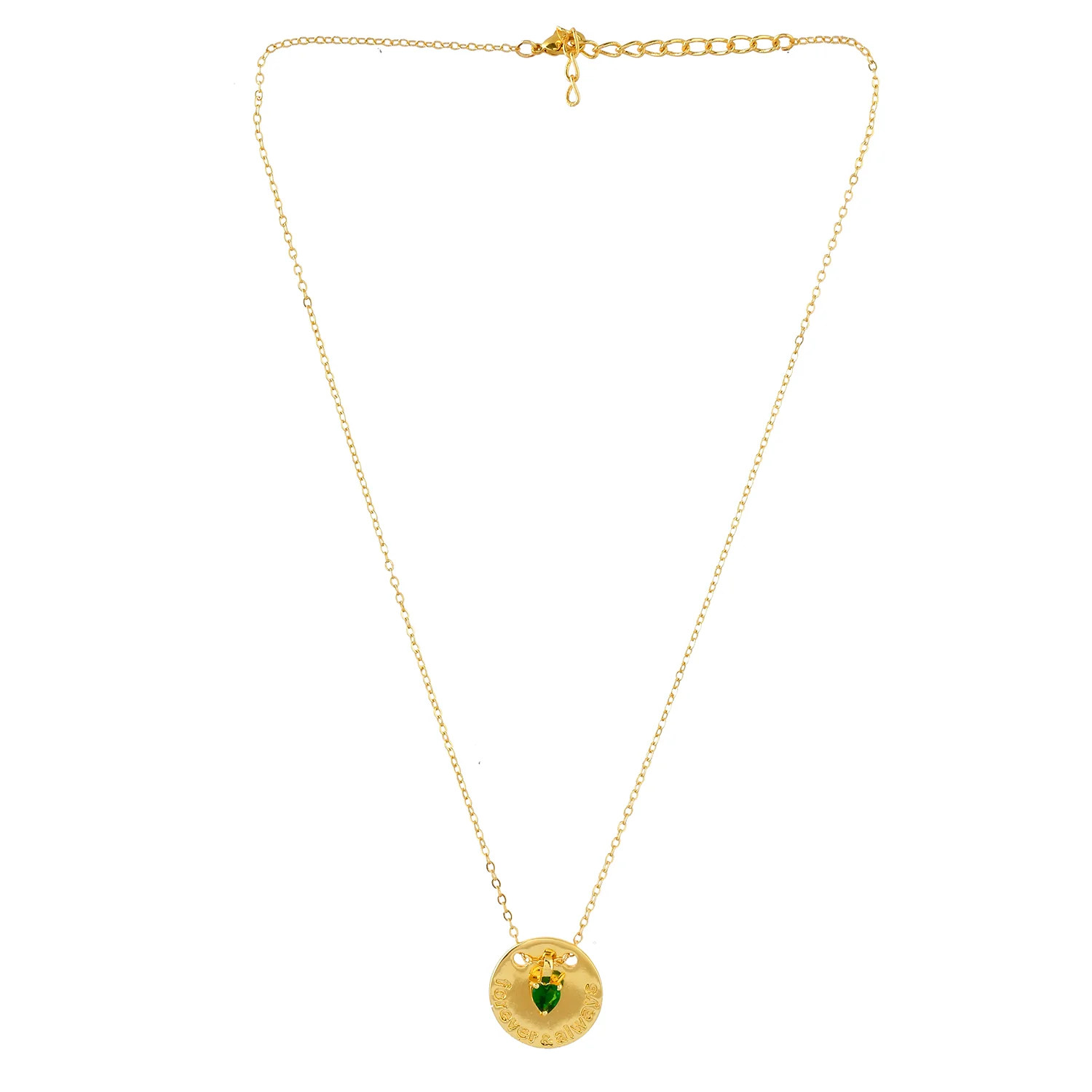 Valentine's Day Forever & Always Pendant Necklace - Image 4