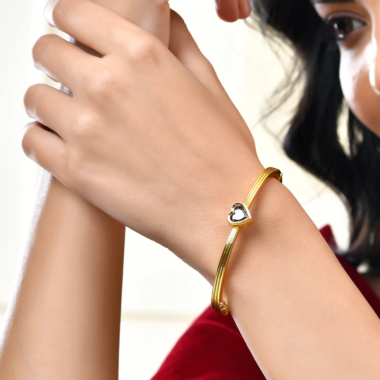 Valentine's Day Forever In My Heart Openable Bracelet - Image 2