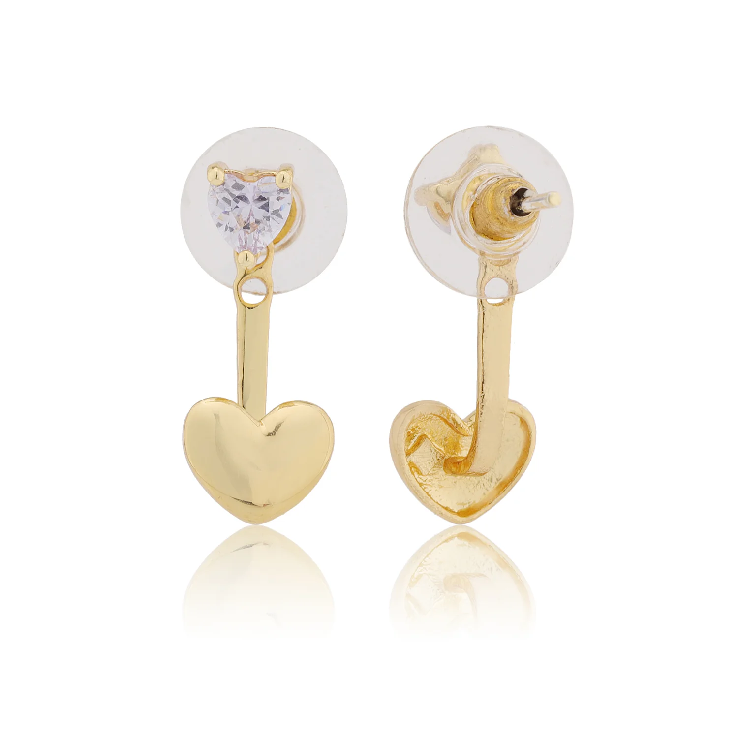 Valentines Day Interchangeable Heart Drop Earring - Image 6