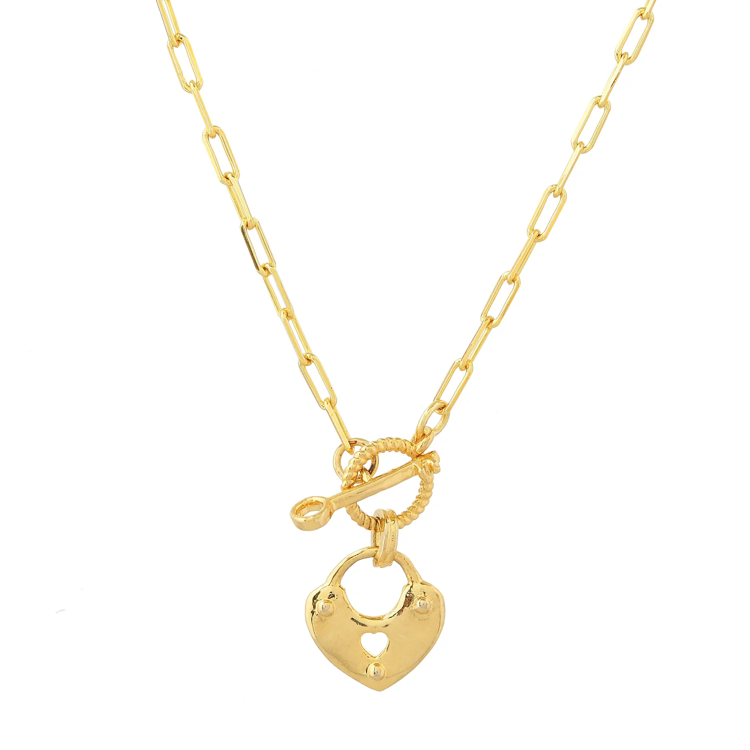 Valentine's Day Locked In Love Pendant Necklace - Image 3
