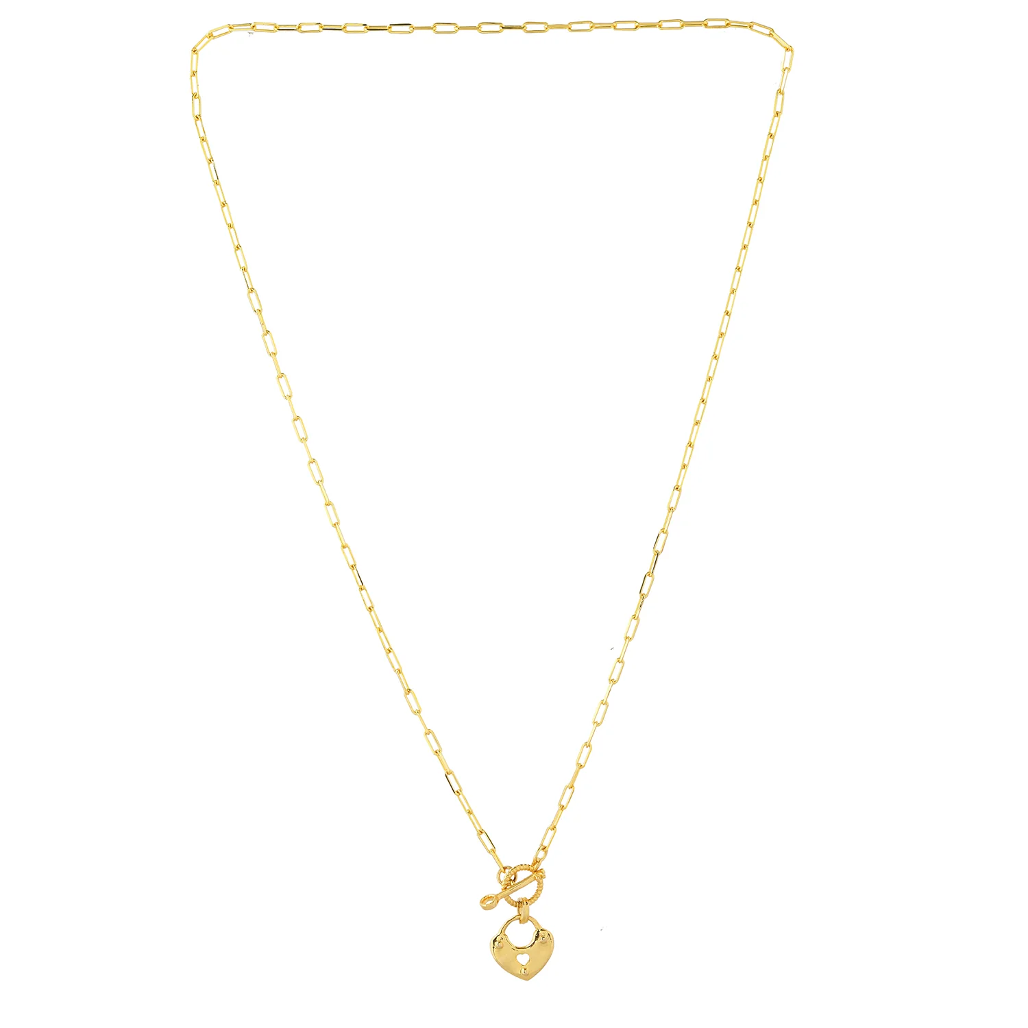 Valentine's Day Locked In Love Pendant Necklace - Image 4