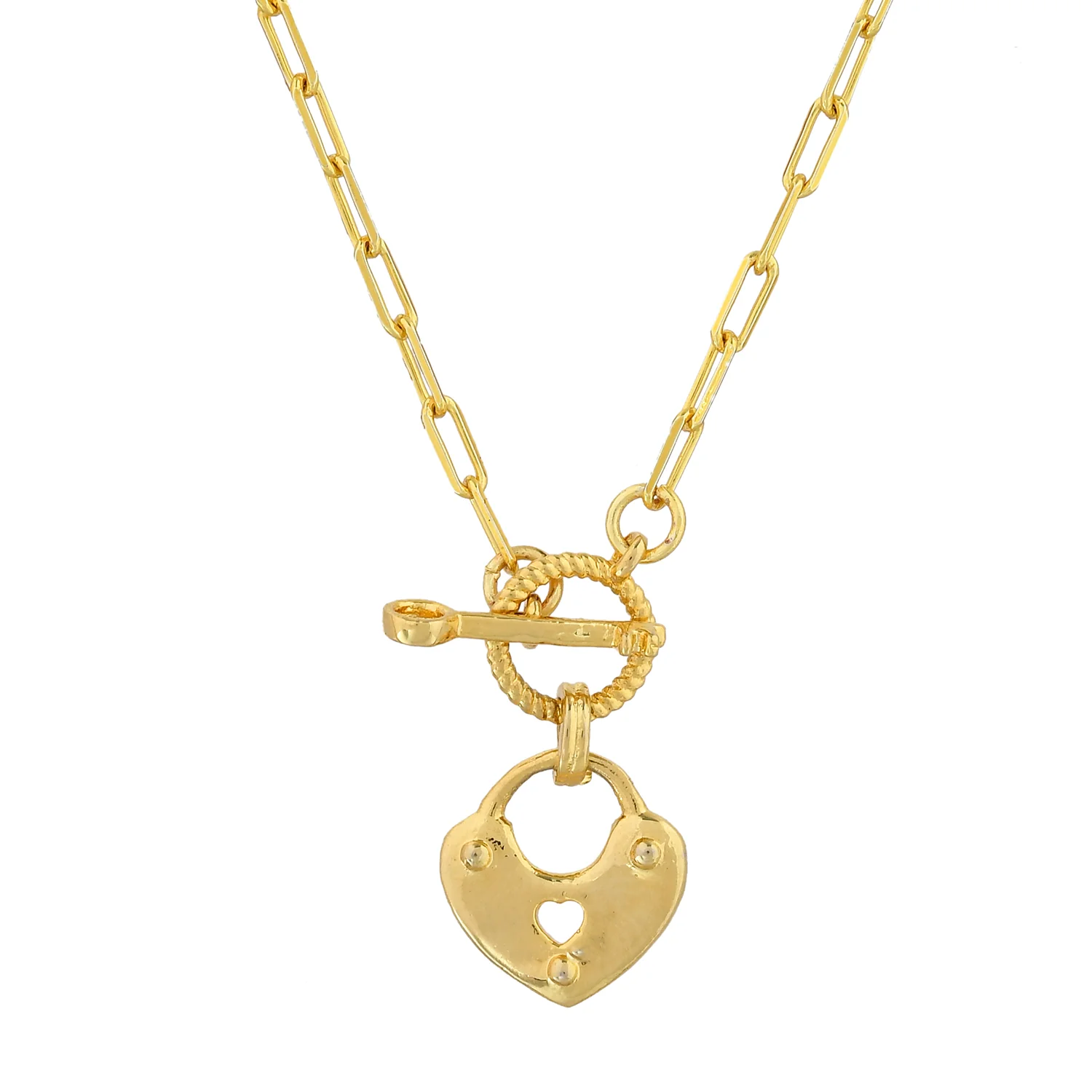 Valentine's Day Locked In Love Pendant Necklace - Image 5