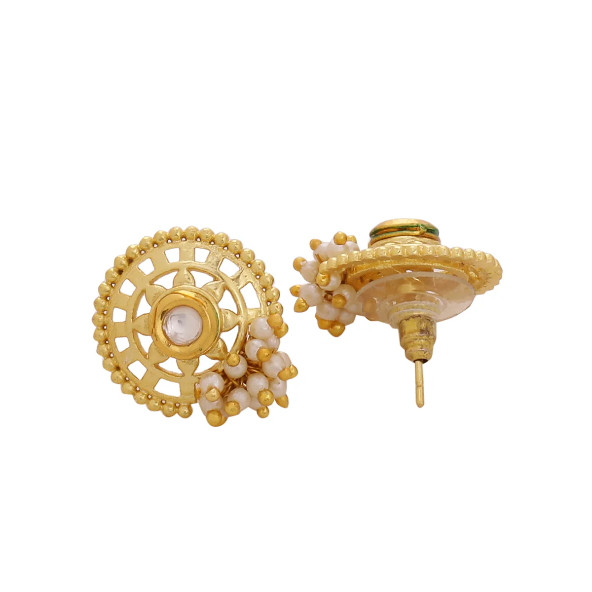 Veerangana Antique Style Necklace Set - Image 5
