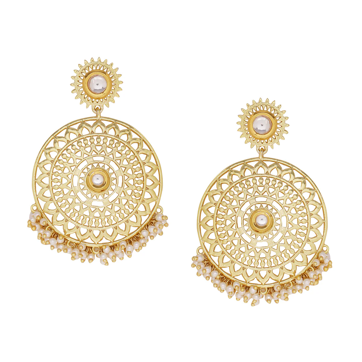 Veerangana Dome Style Earrings - Image 4