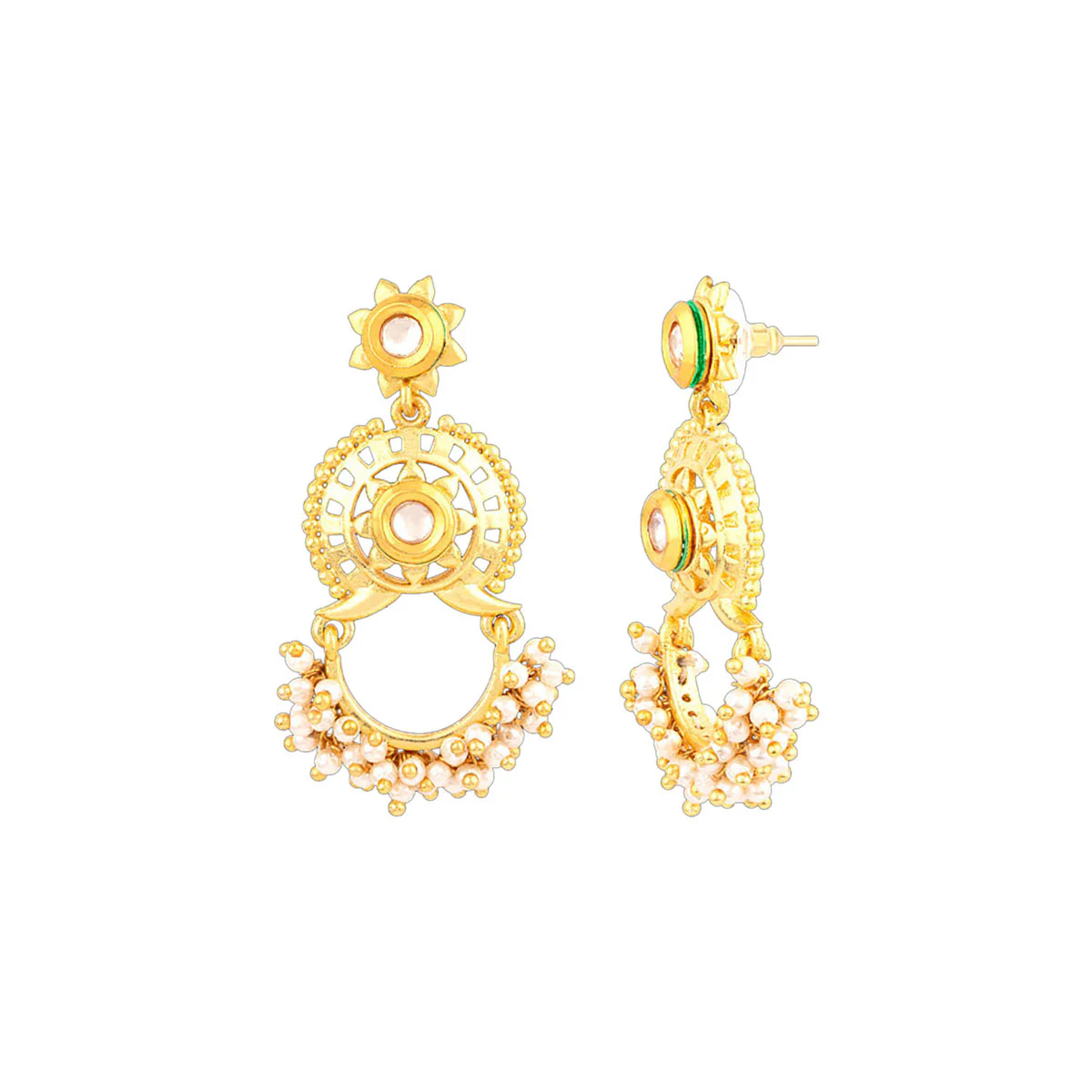Veerangana Embellished Drop Earrings - Image 4