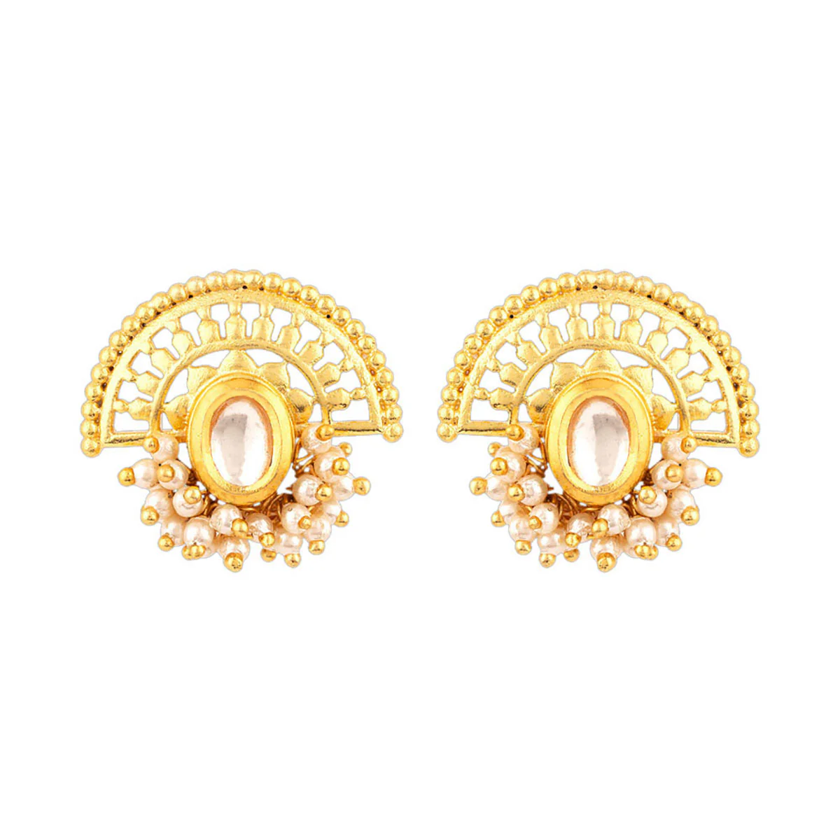 Veerangana Gems Adorned Earrings - Image 3