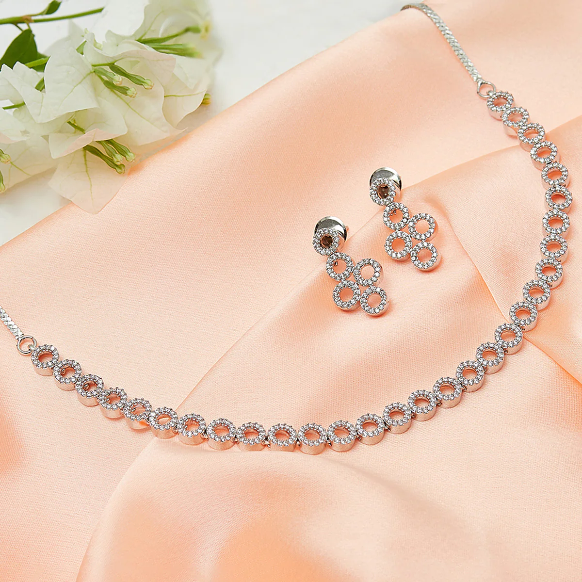 Victorian Inspired Necklace Set from Sparkling Elegance