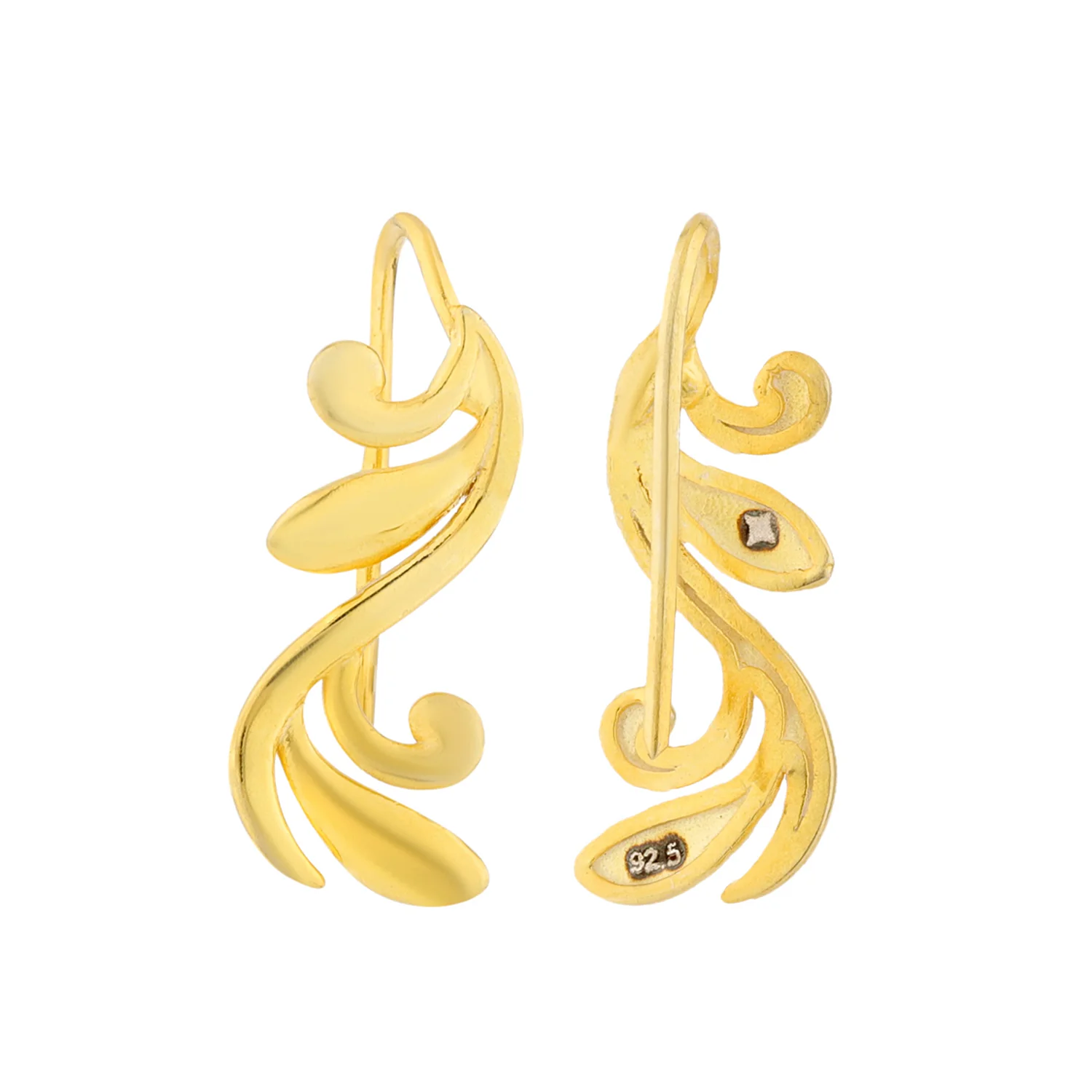 Vines Ethereal Tendrils Sterling Silver Earrings - Image 5