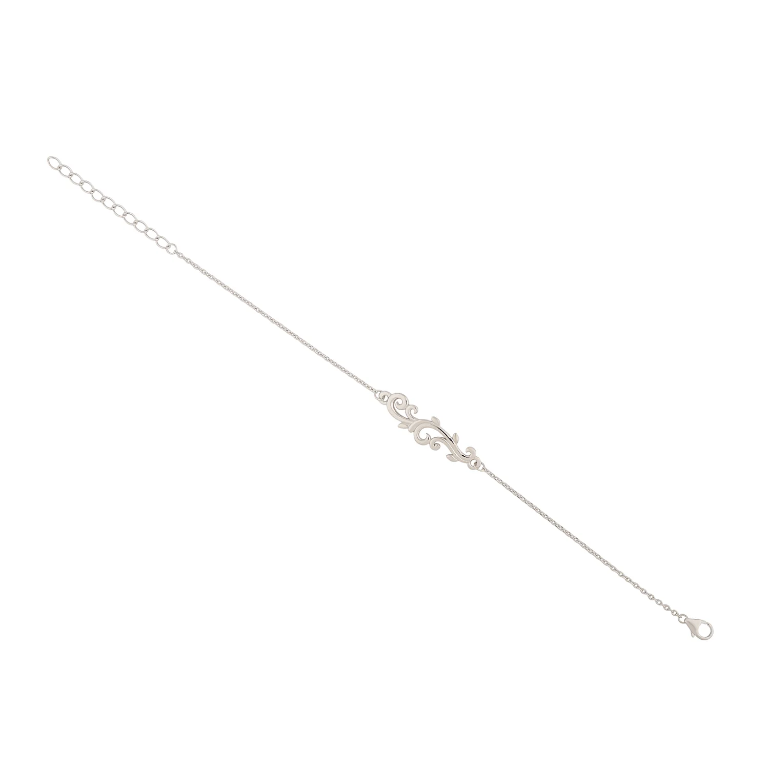 Vines Tangle & Bloom Sterling Silver Bracelet - Image 4