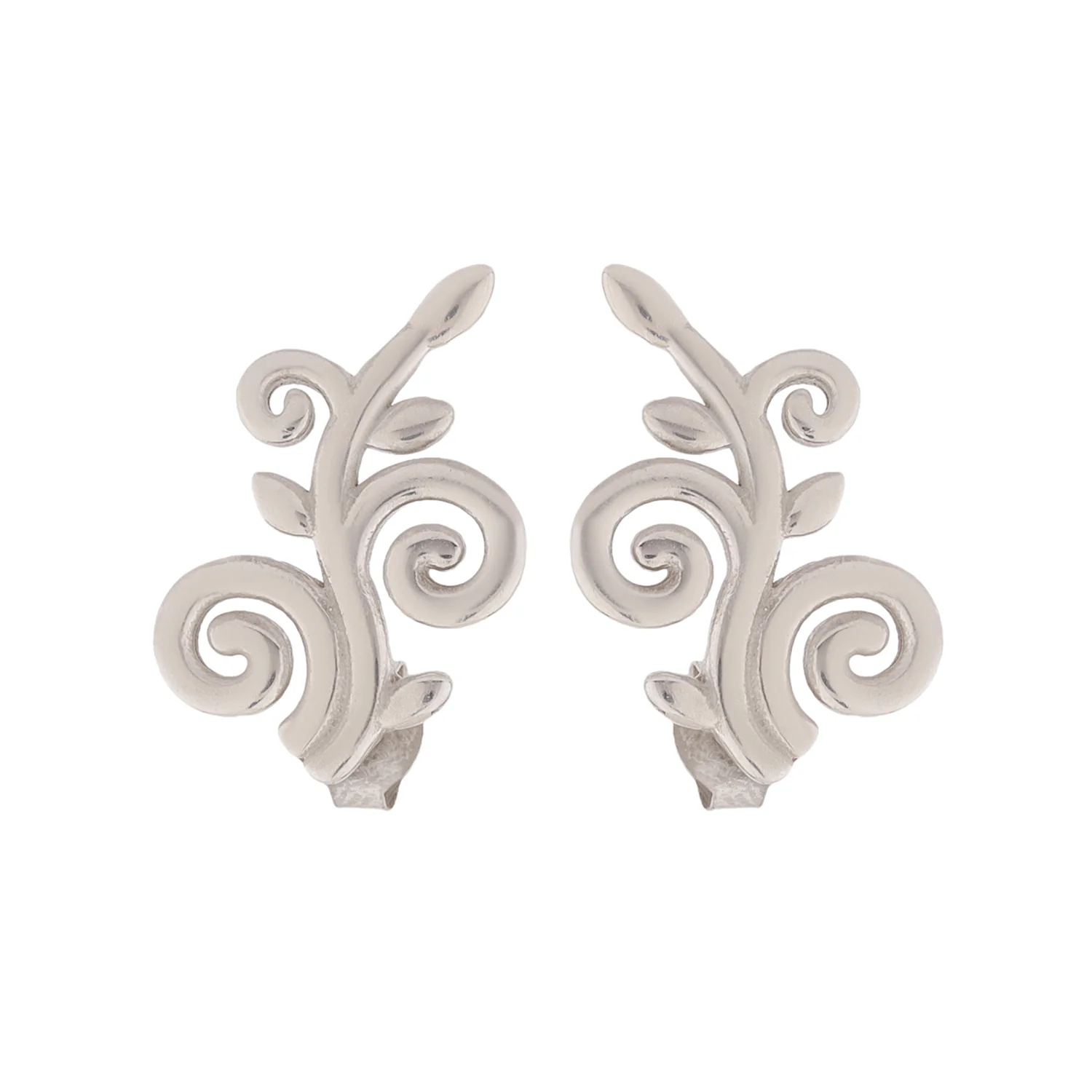 Vines Tangle & Bloom Sterling Silver Earrings - Image 4