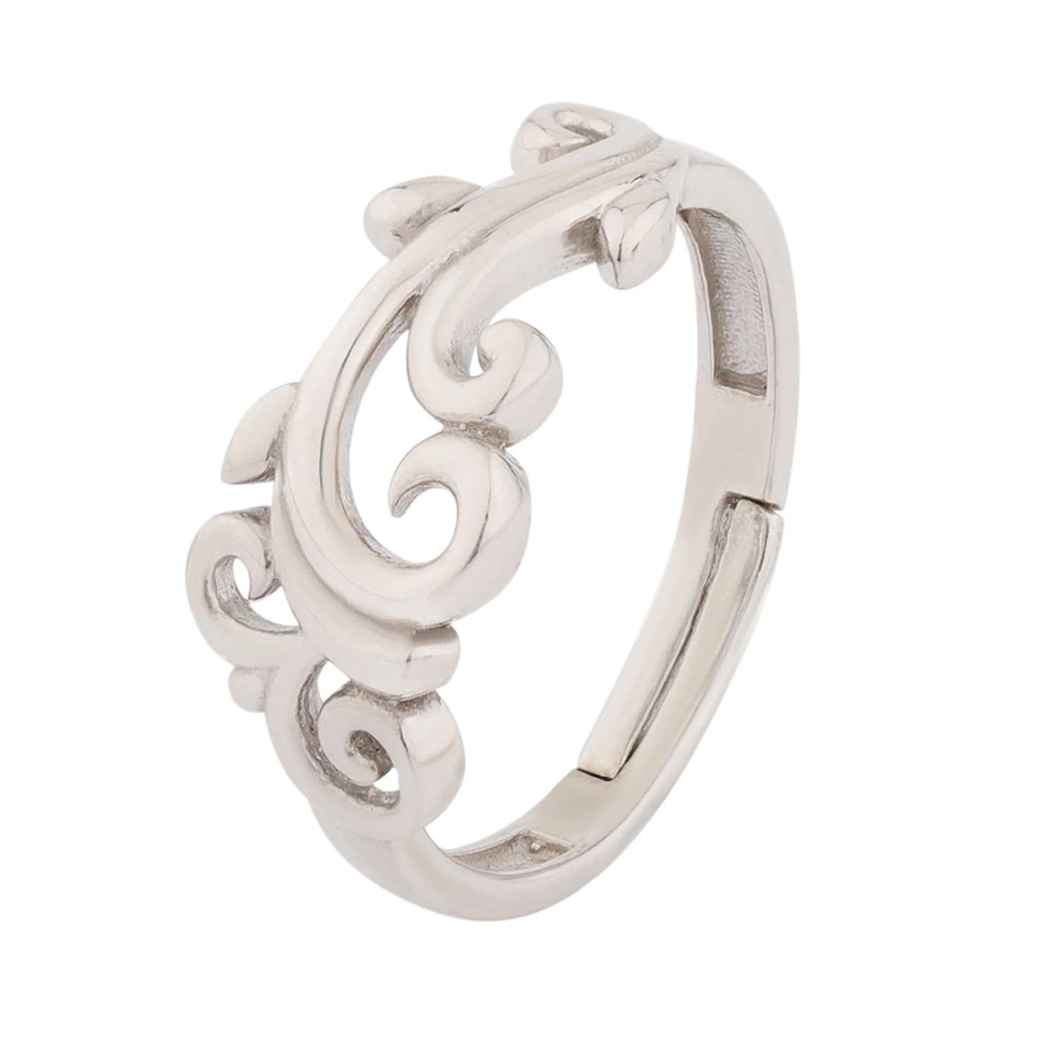 Vines Tangle & Bloom Sterling Silver Ring - Image 3