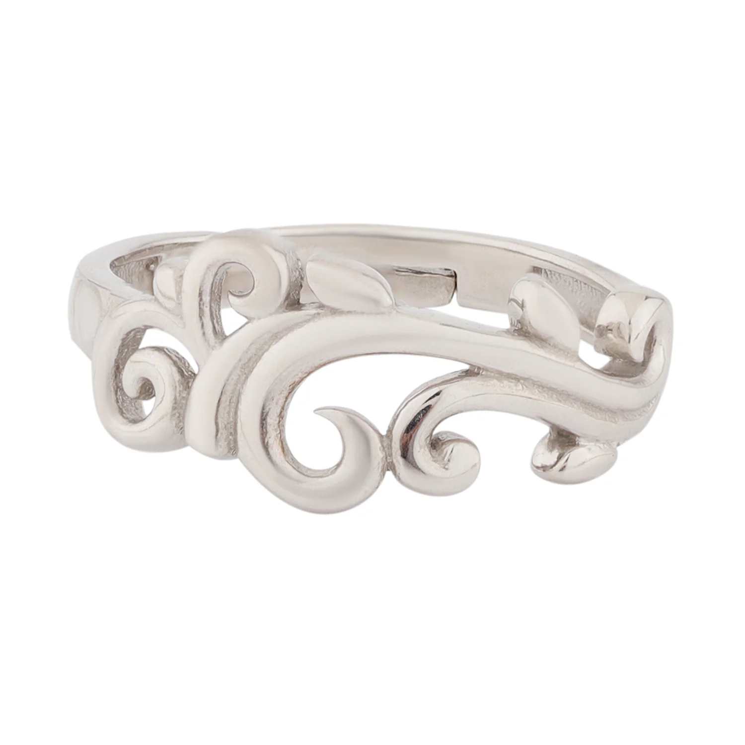Vines Tangle & Bloom Sterling Silver Ring - Image 4