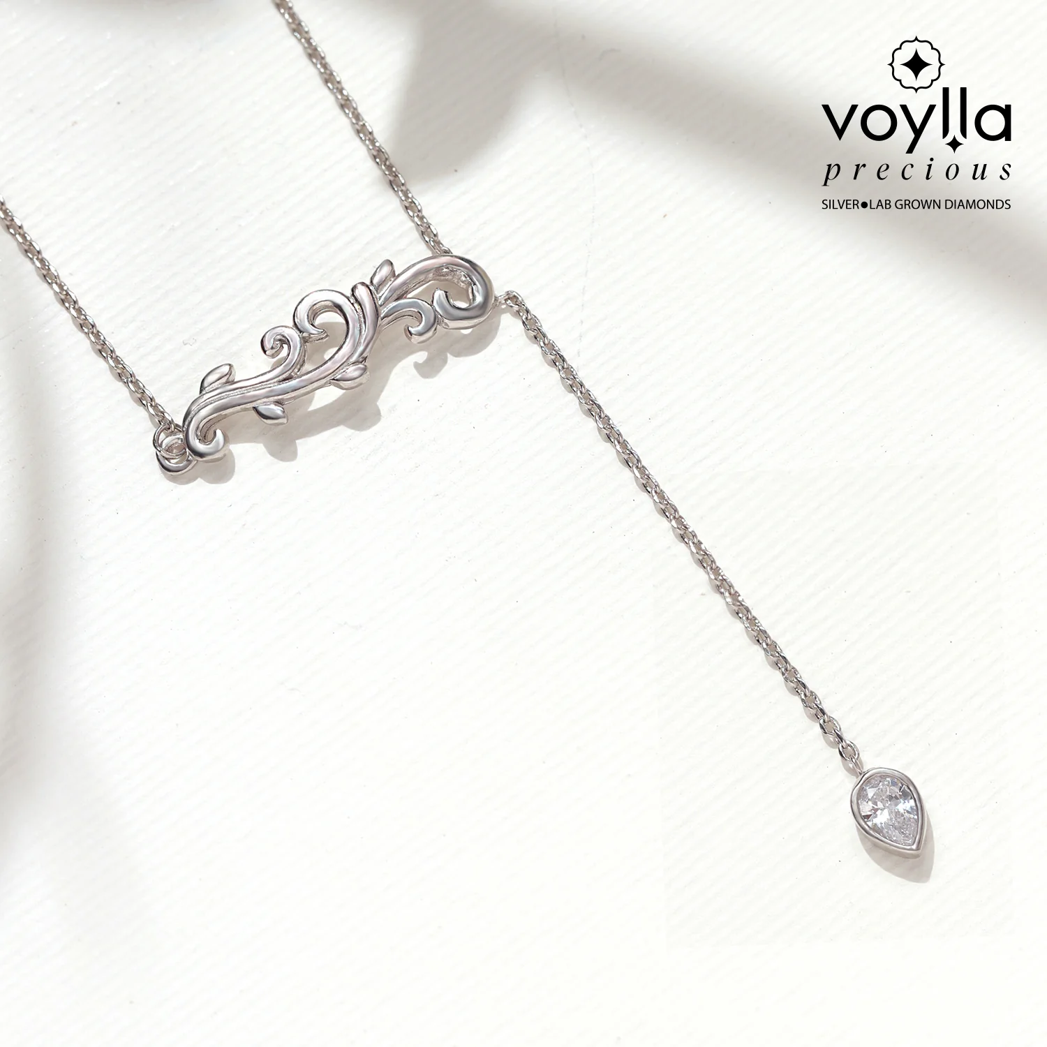 Vines The Creeper's Kiss Sterling Silver Necklace