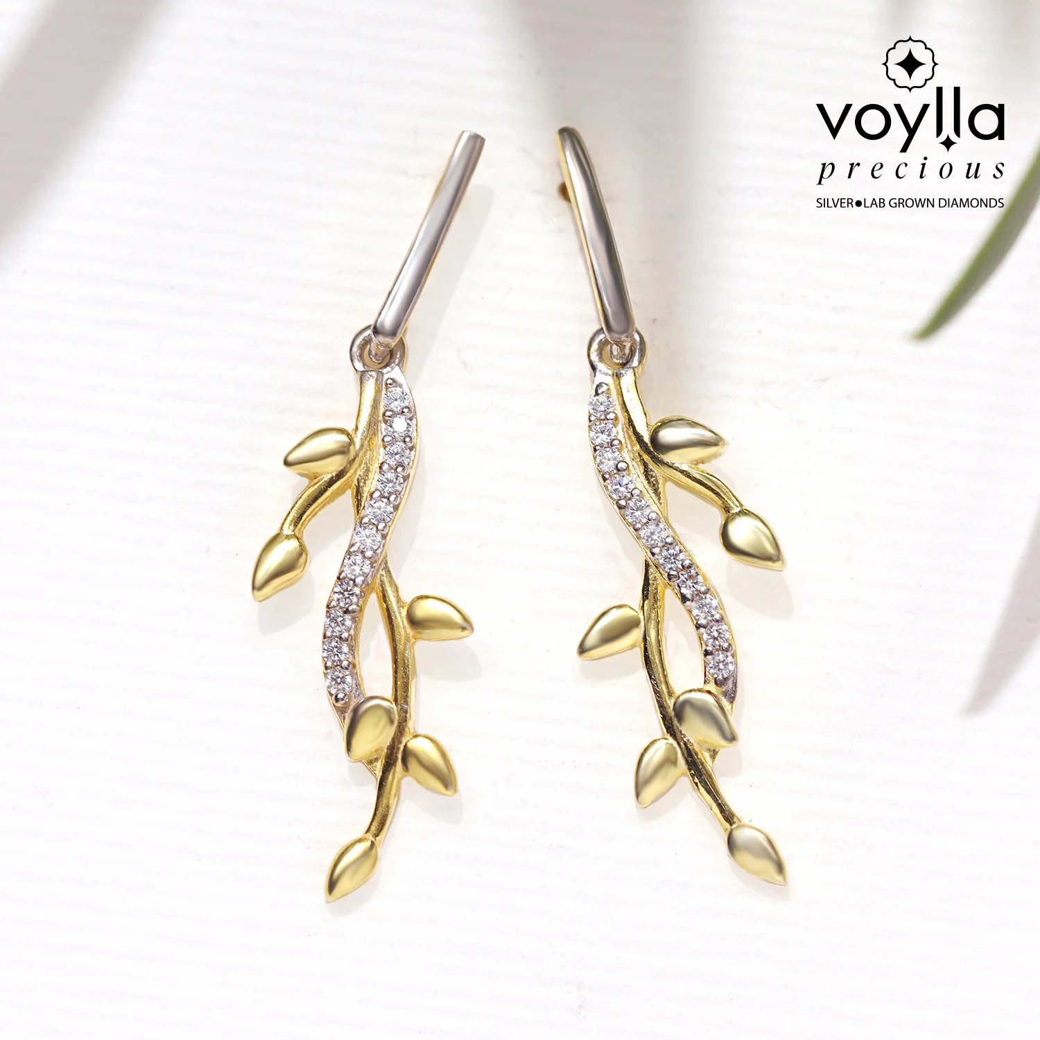 Vines Twine Whisper Sterling Silver Earrings