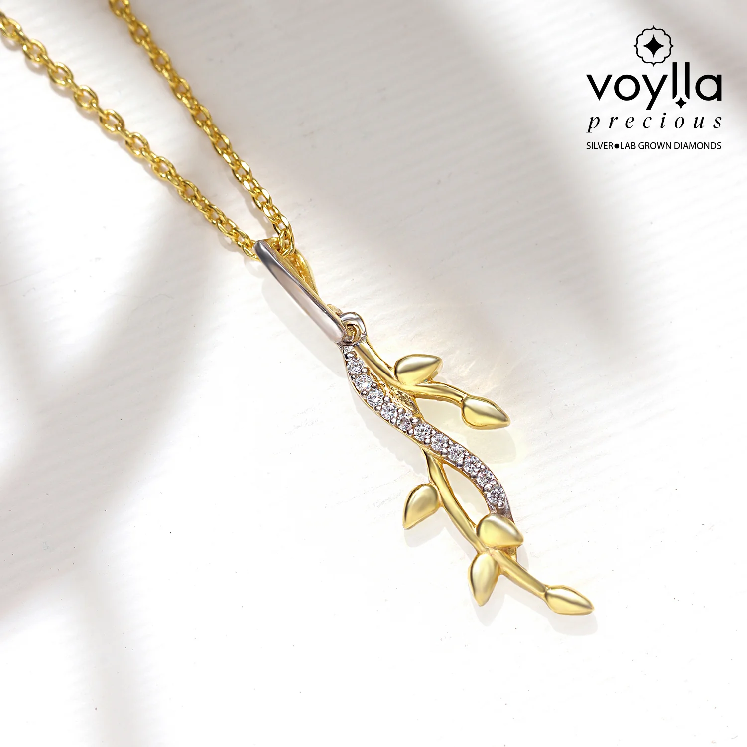 Vines Twine Whisper Sterling Silver Pendant
