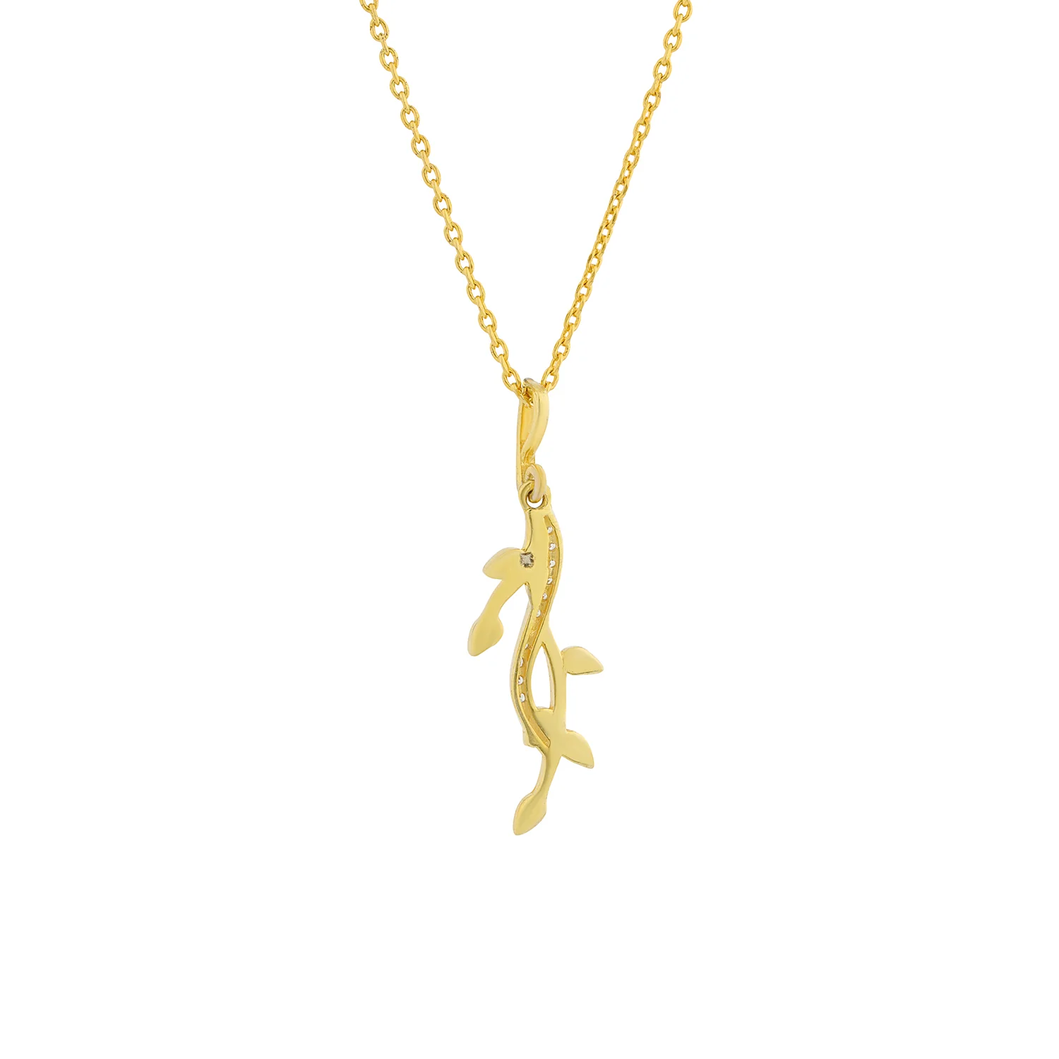 Vines Twine Whisper Sterling Silver Pendant - Image 5