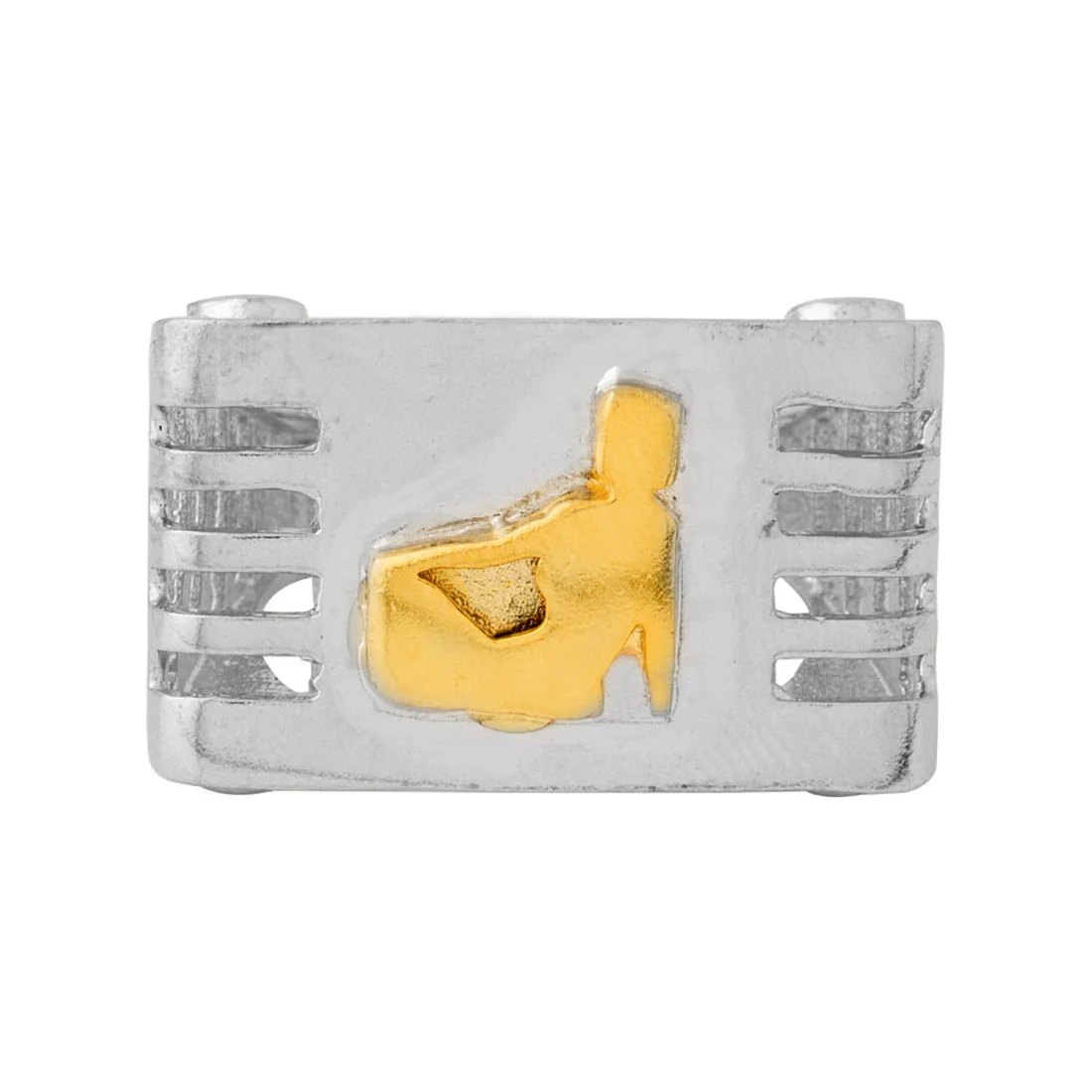 Virgo Zodiac Symbol Designed Ring For Men - Image 3