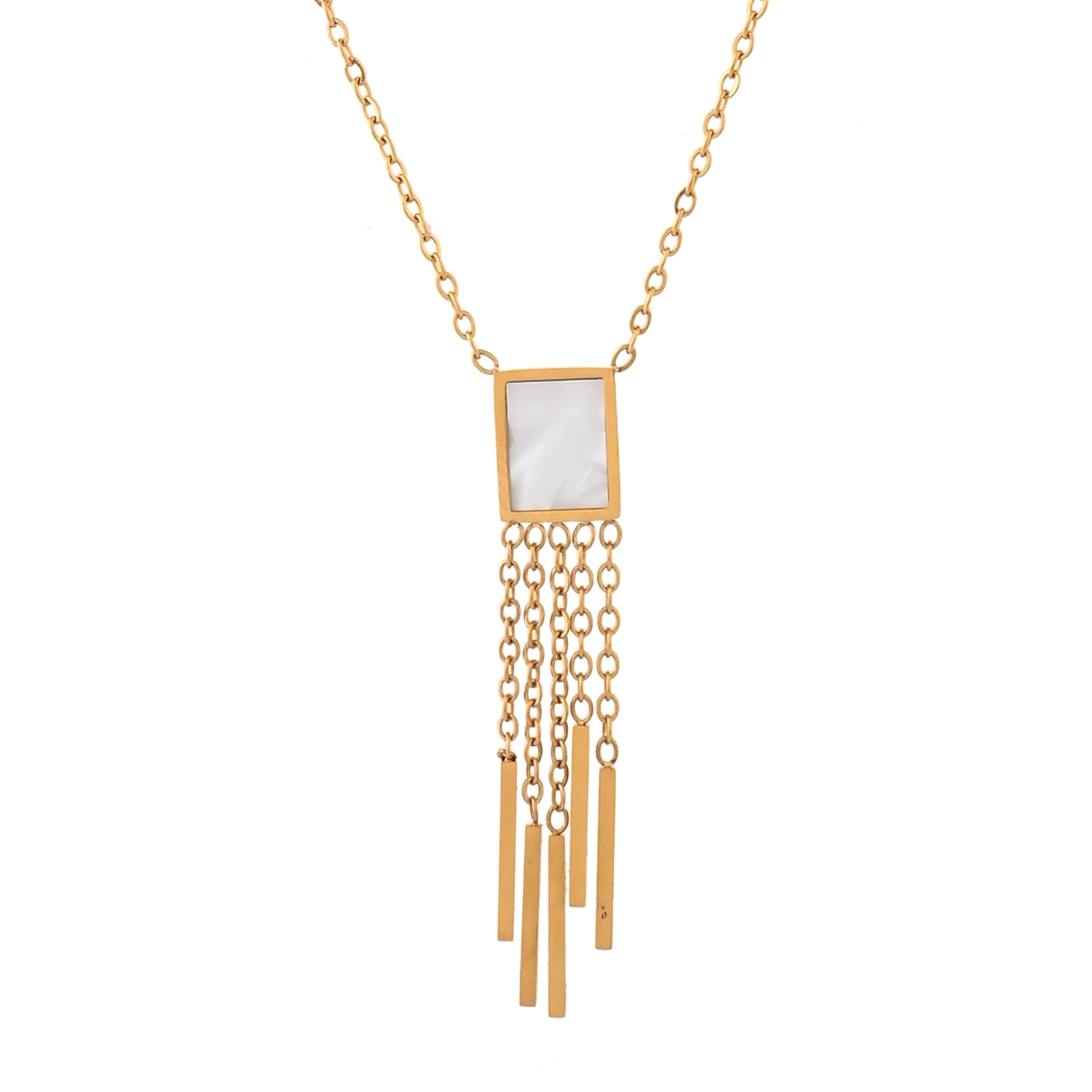 Voyage Gleaming Fringe-Tastic Gold Pendant - Image 3