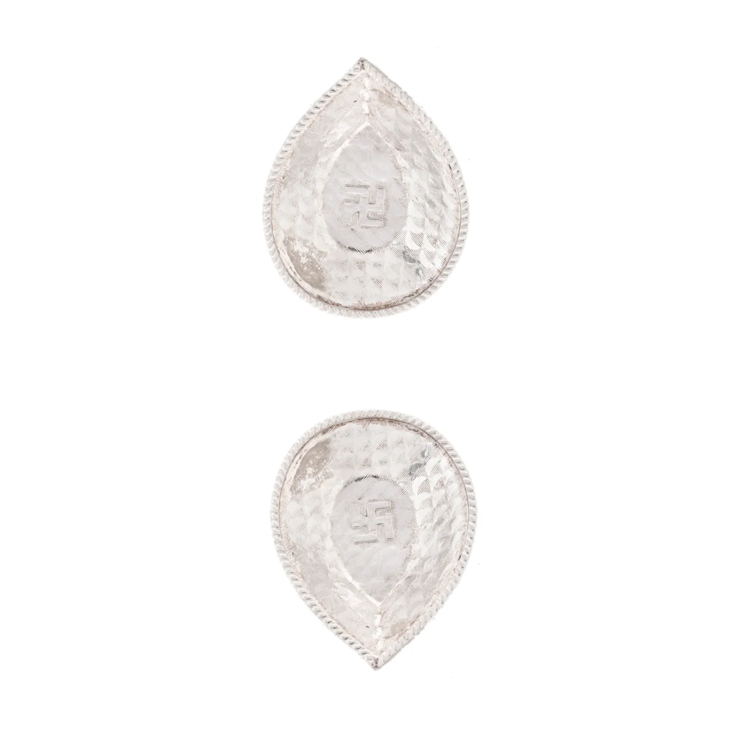 Voylla 92.5 Sterling Silver Diya Set of 2 - Image 4