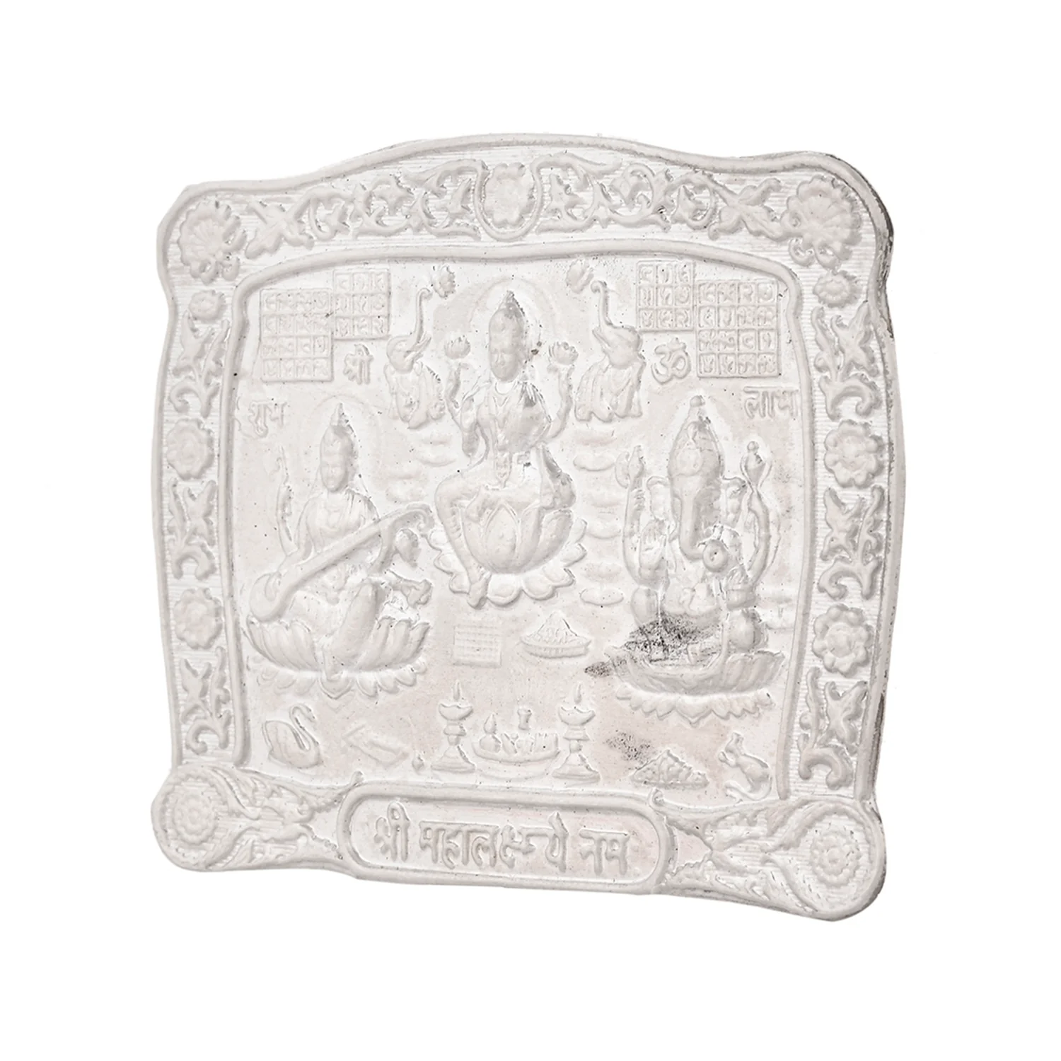 Voylla 92.5 Sterling Silver Lakshmi Ganesh Saraswati Patra - Image 4