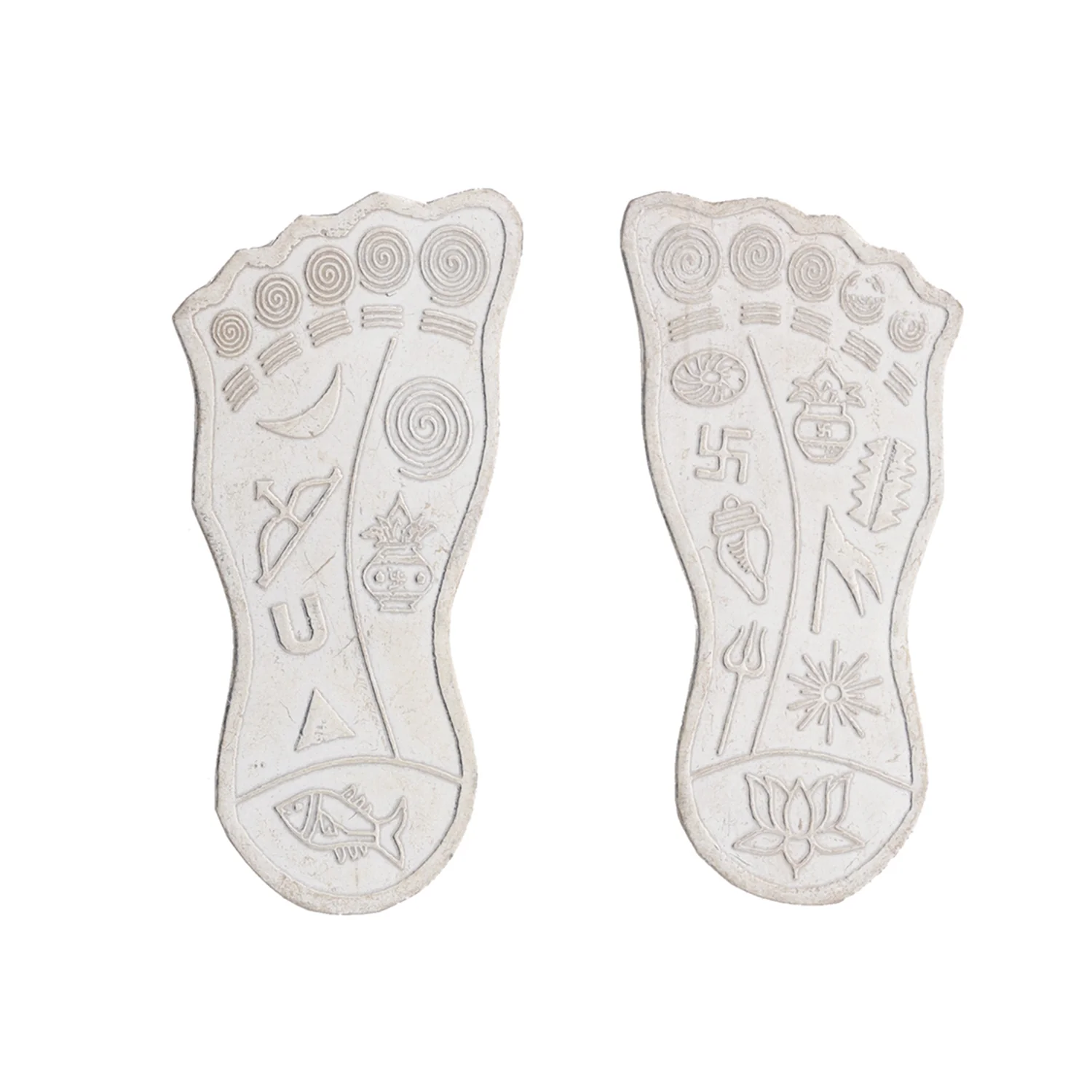 Voylla Auspicious 92.5 Sterling Silver Lakshmi Charan Paduka (5.5 gm) - Image 2