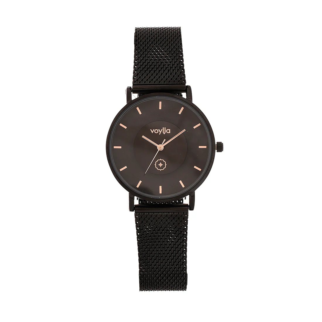 Voylla Black and Gold Fashion Watch - Image 3