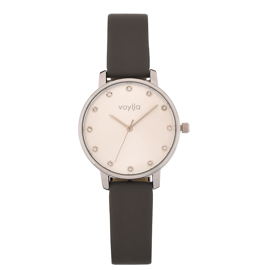 Elegant Voylla Black and Silver Luxury Watch for Any Occasion - Image 3