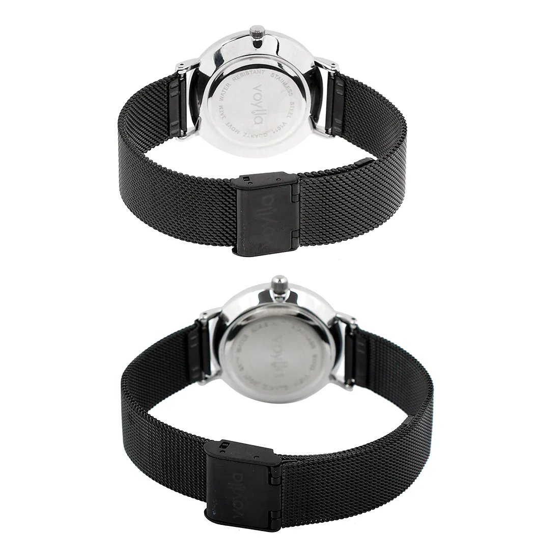 Voylla Black Dial Couple Analog Watches - Image 4