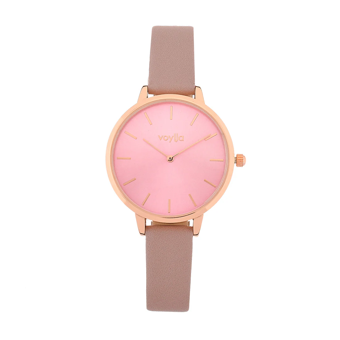 Voylla Purple Dial Rose Gold Plated Watch - Image 3