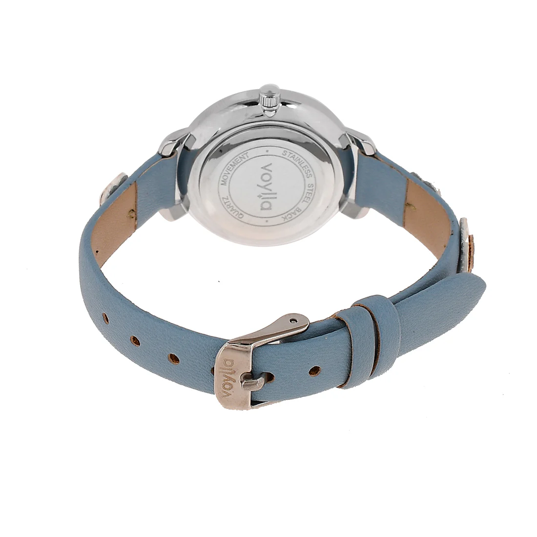 Voylla Blue and White Steel Watch - Image 4