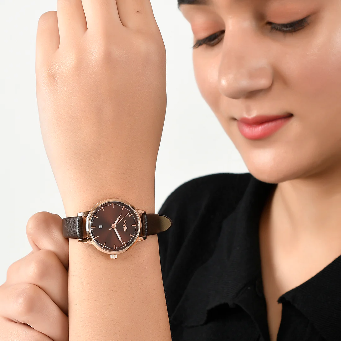 Voylla Brown Dial Analog Watch - Image 2