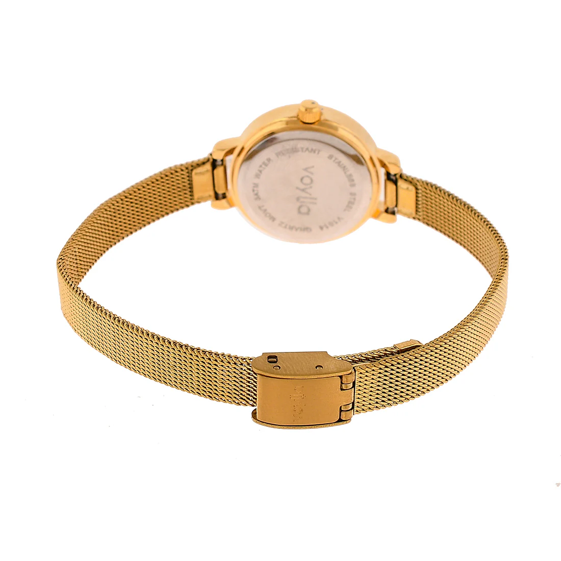 Voylla Gem Studded Gold Toned Watch - Image 4