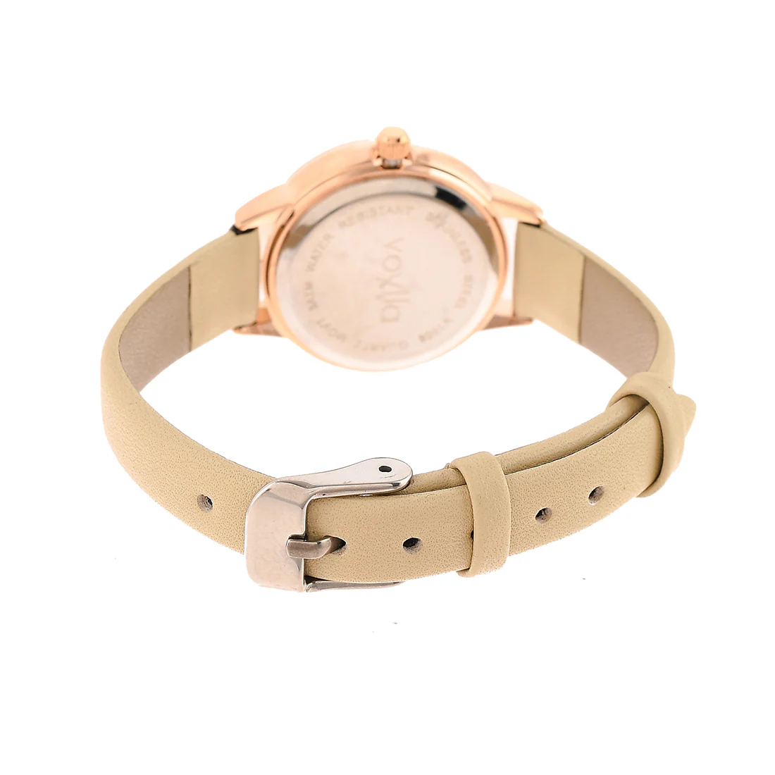 Voylla Gem Studded Pink Dial Watch - Image 4