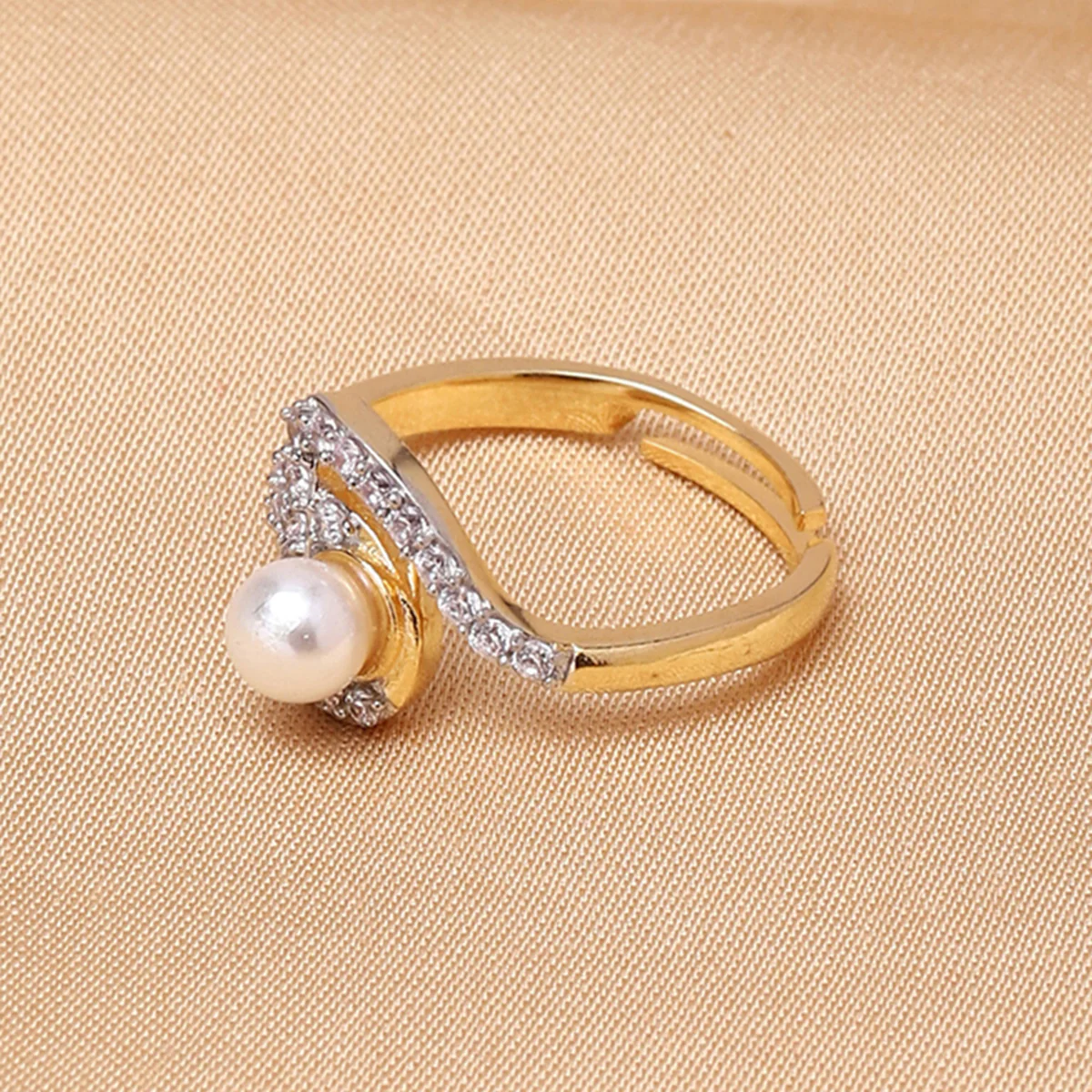 VOYLLA Gold Brass Rings