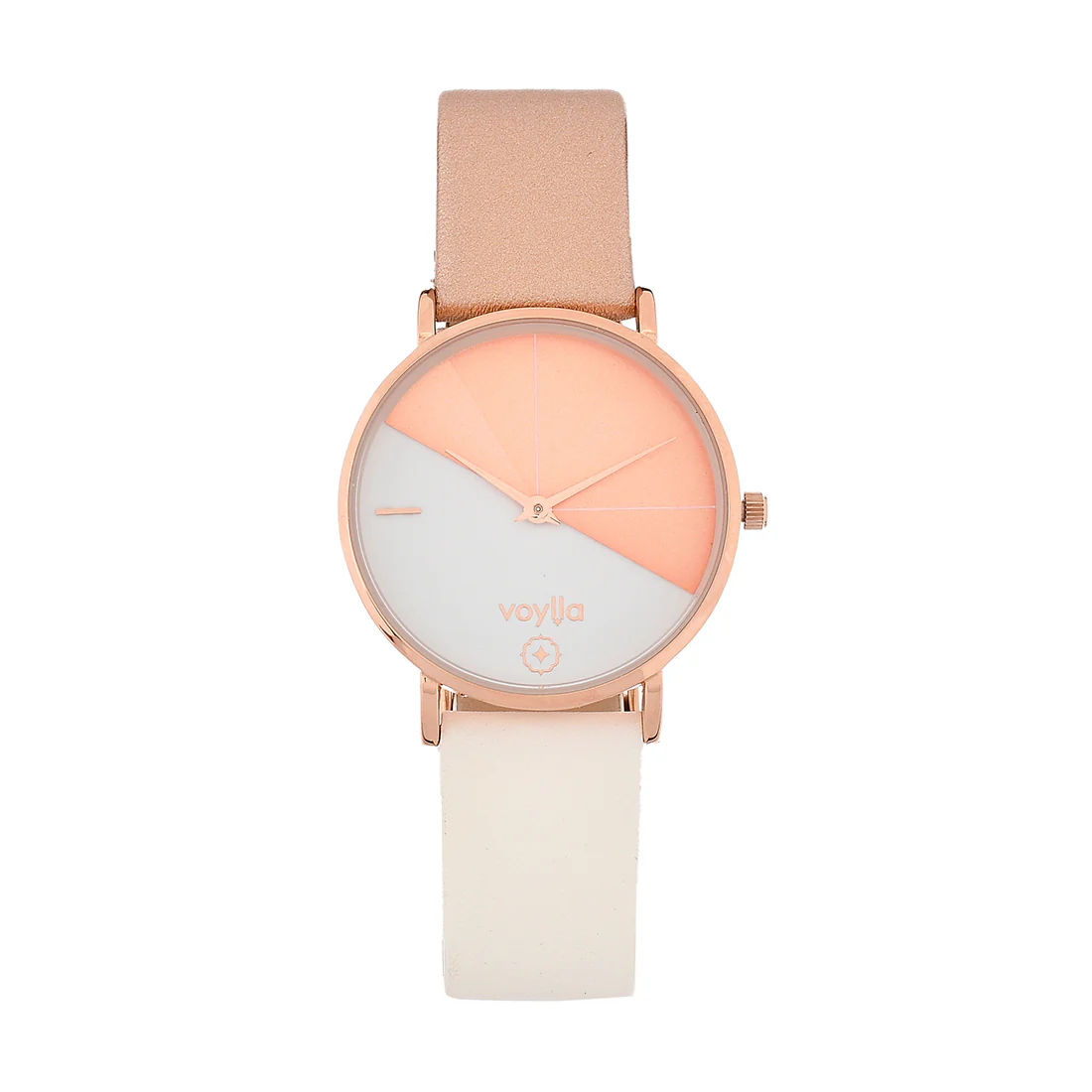 Voylla Gold Round Dial Analog Watch - Image 3