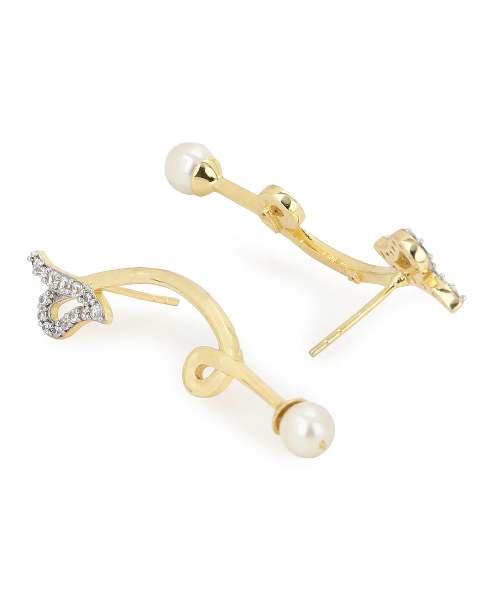 Voylla Gold Plated Drop Earrings - Image 8