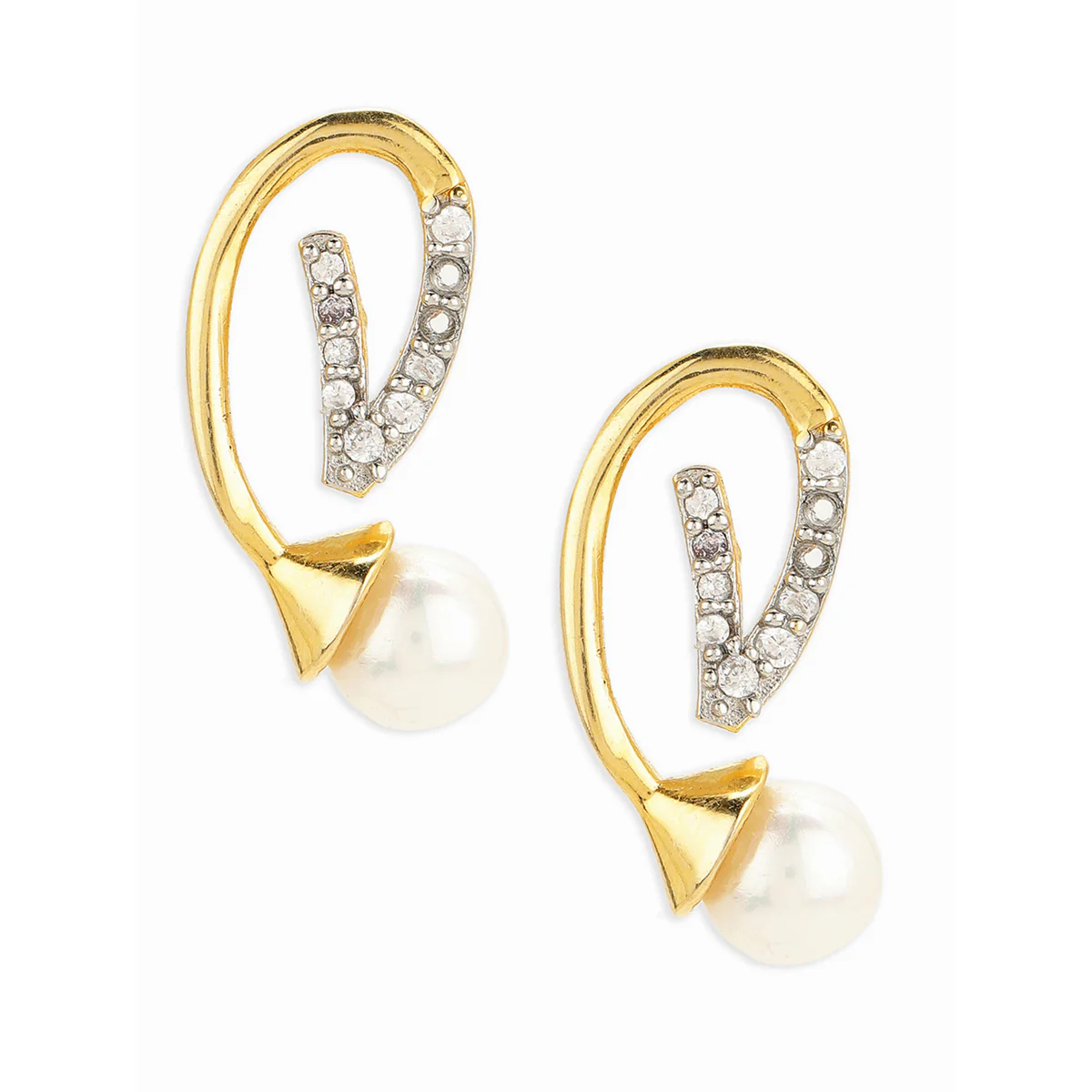 Voylla Gold-platted Brass earrings - Image 3
