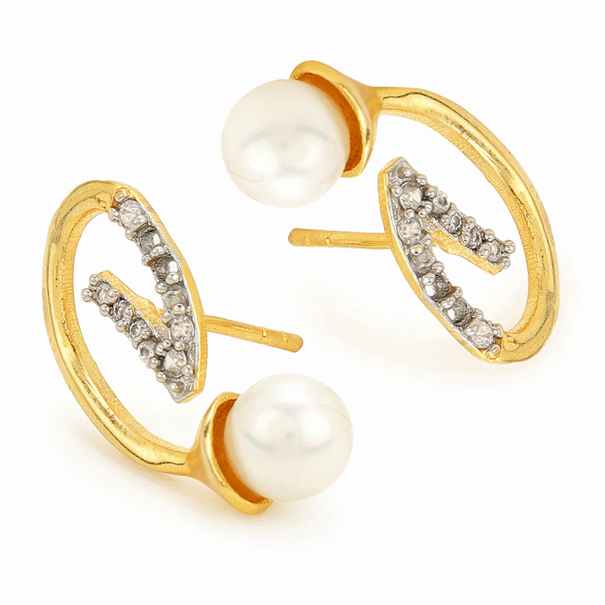 Voylla Gold-platted Brass earrings - Image 5